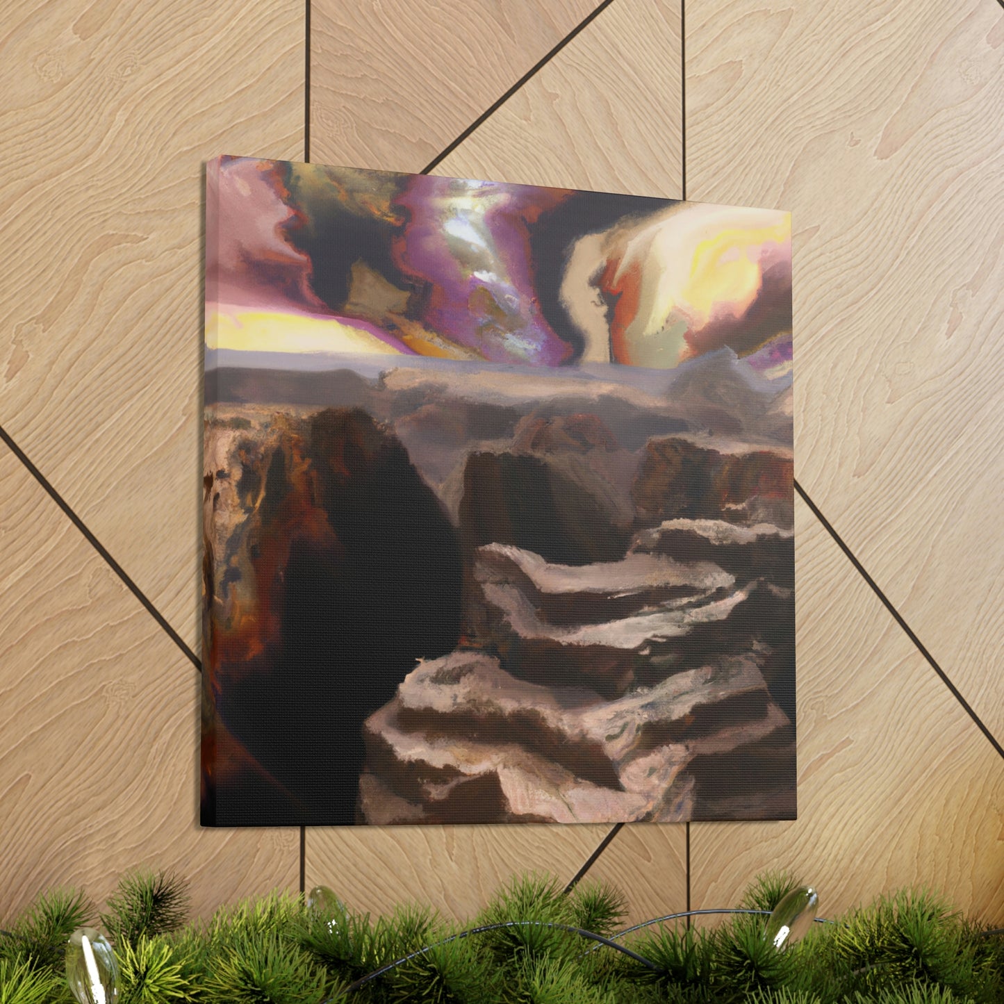 Canyon Awaits Mystery - Canvas