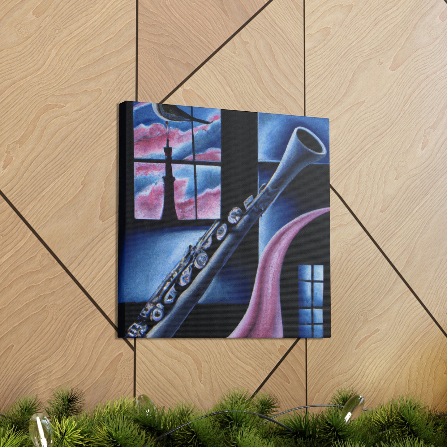 Clarinet in the Clouds - Canvas