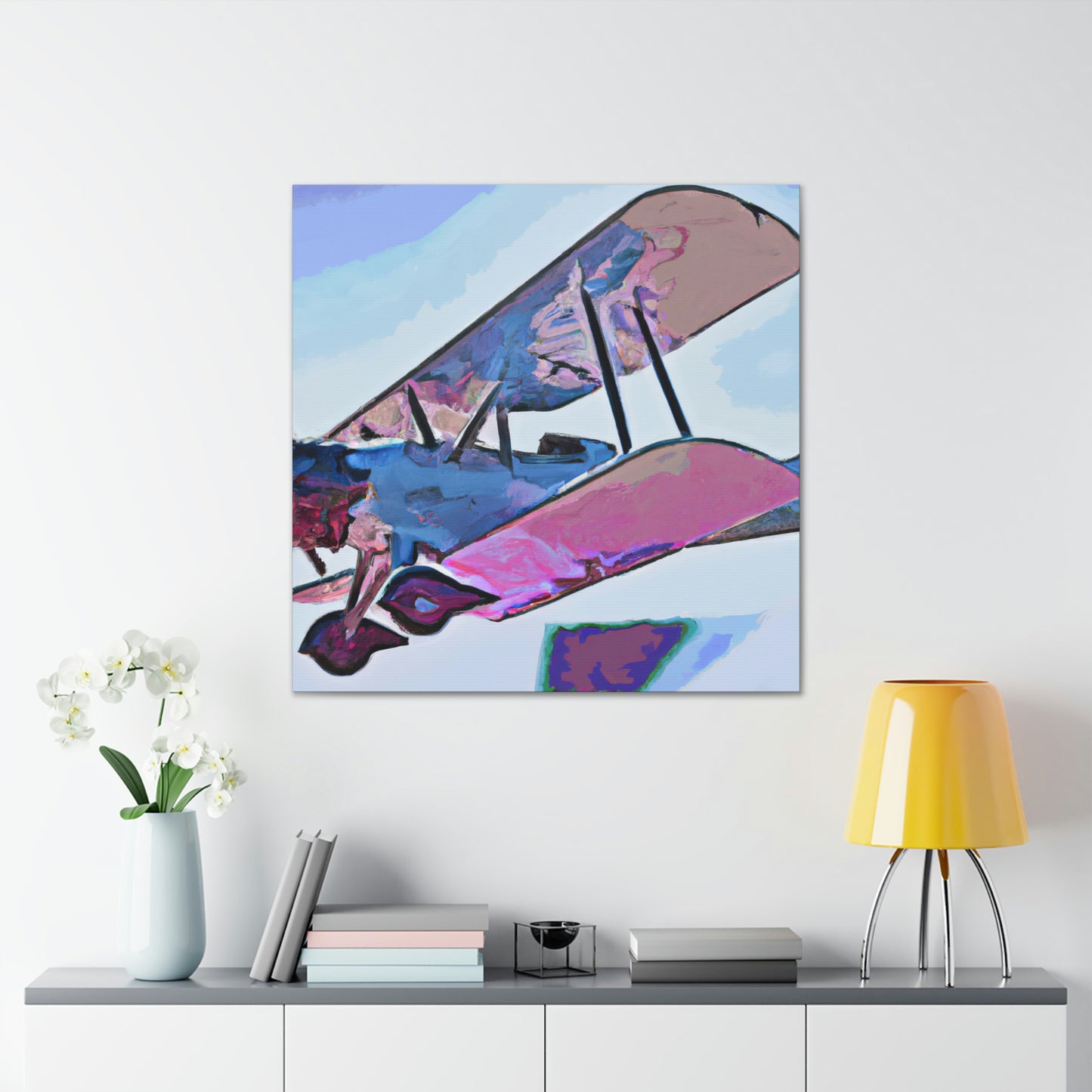 Vintage Airplane Glory - Canvas