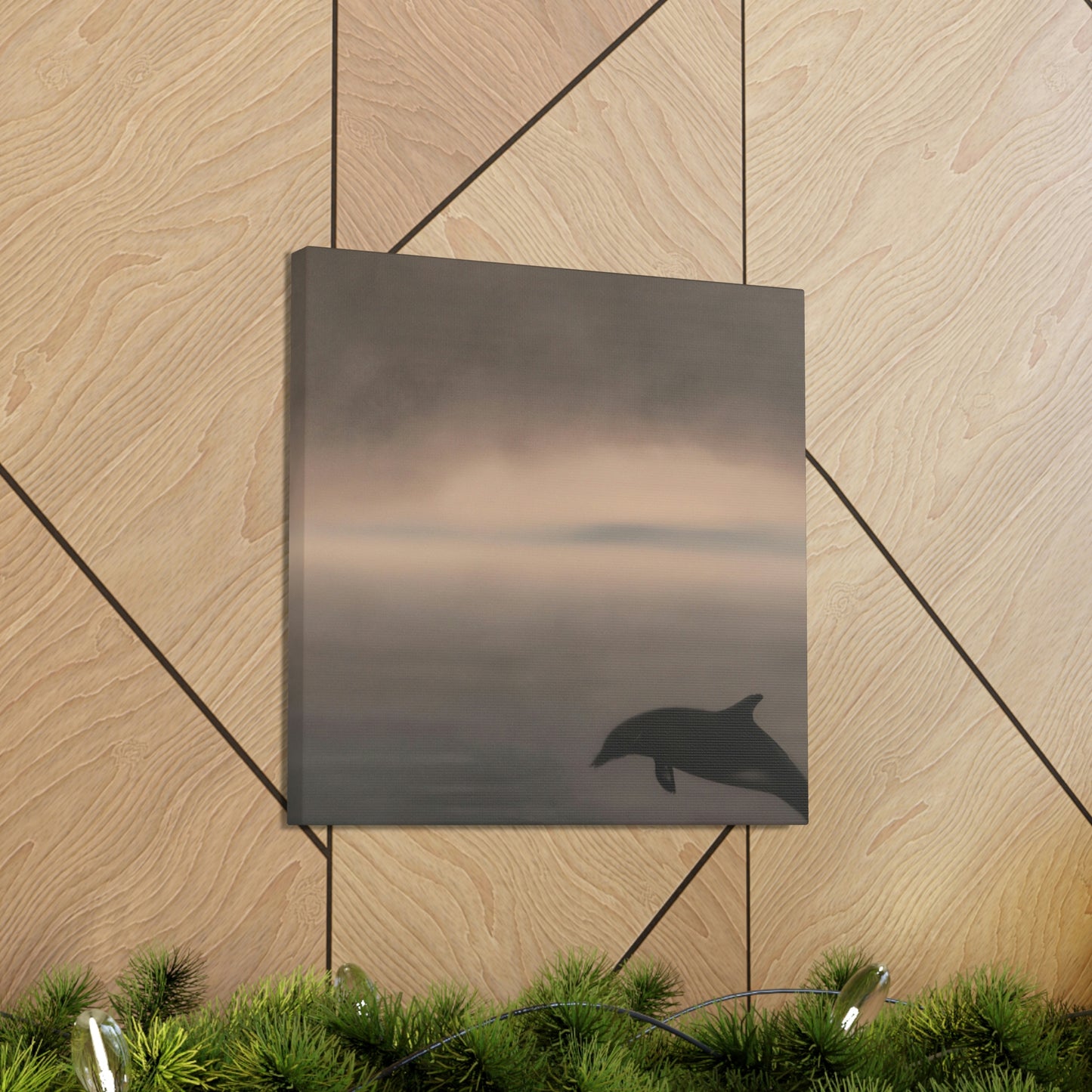 Dolphins in Neoclassicism - Canvas