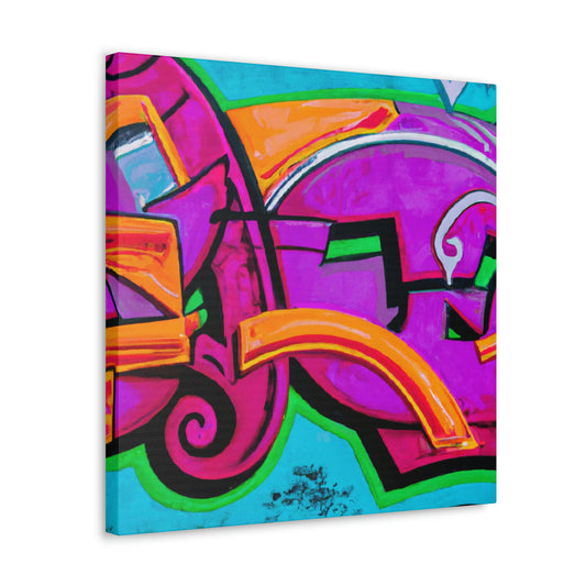 Vibrant City Expression - Canvas