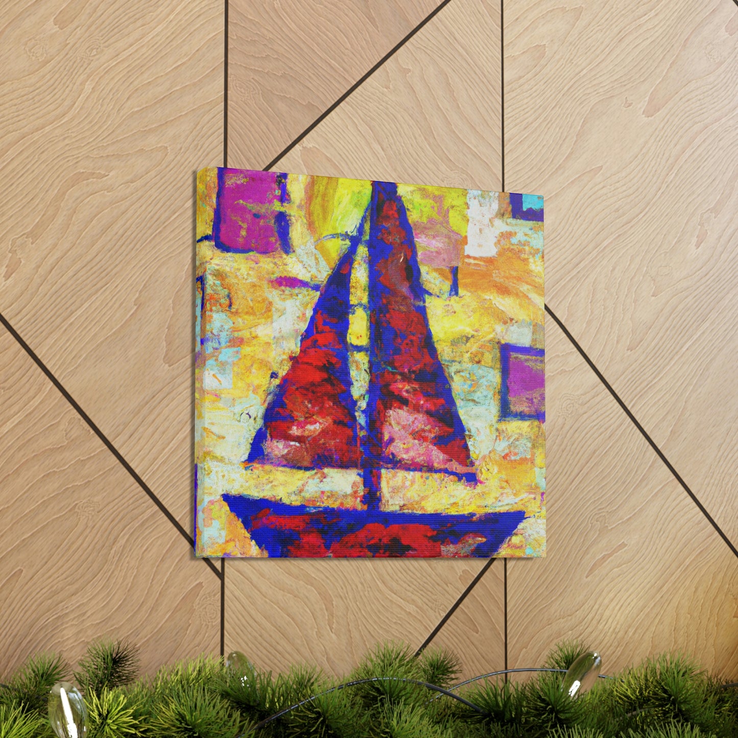 Sailboat on the Horizon - Canvas