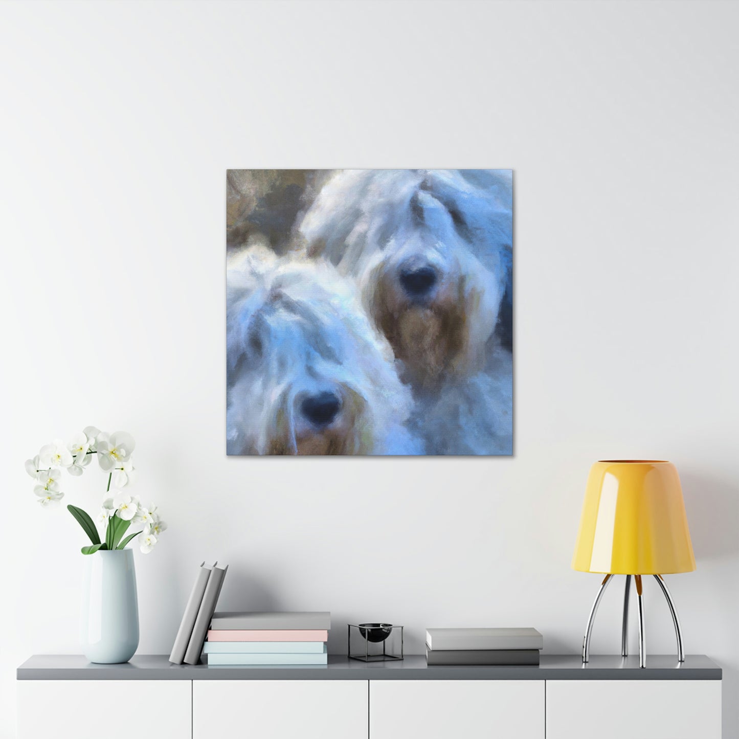 Old English Sheepdog Dream - Canvas