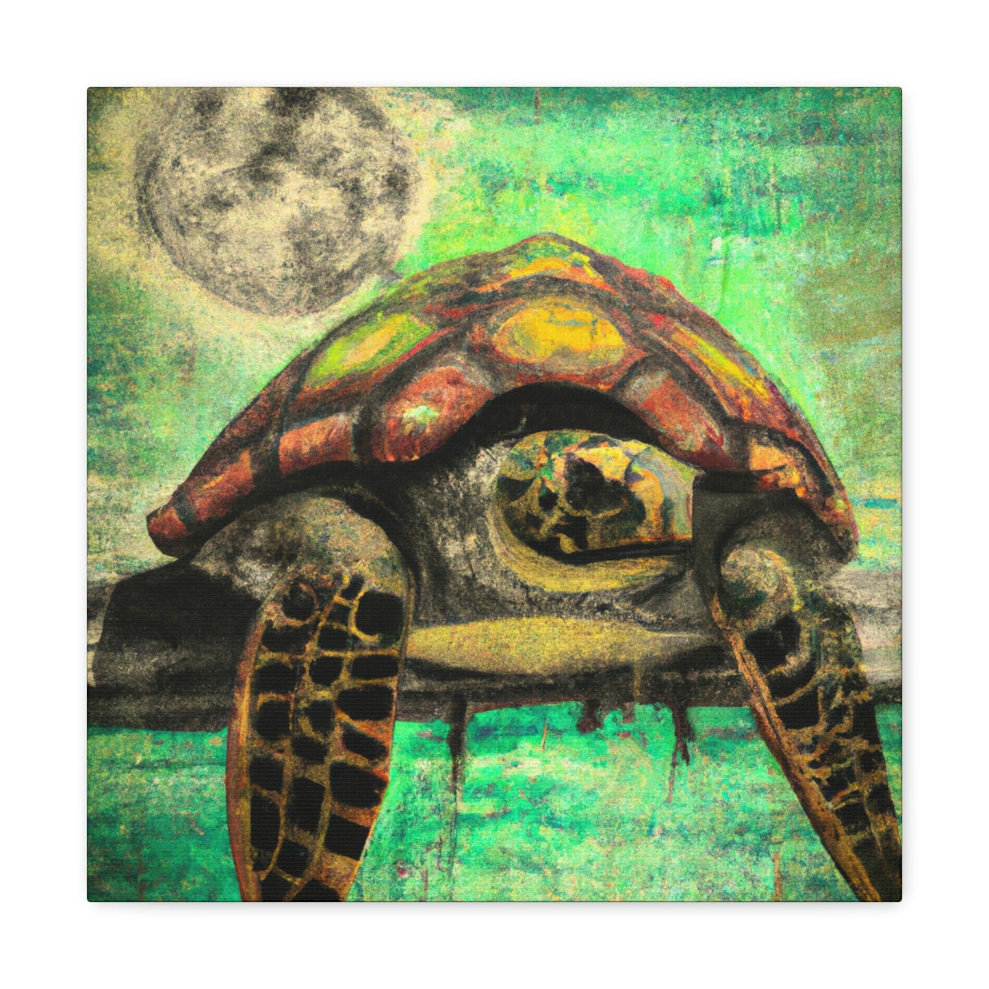 Steampunk Sea Turtle Voyage - Canvas