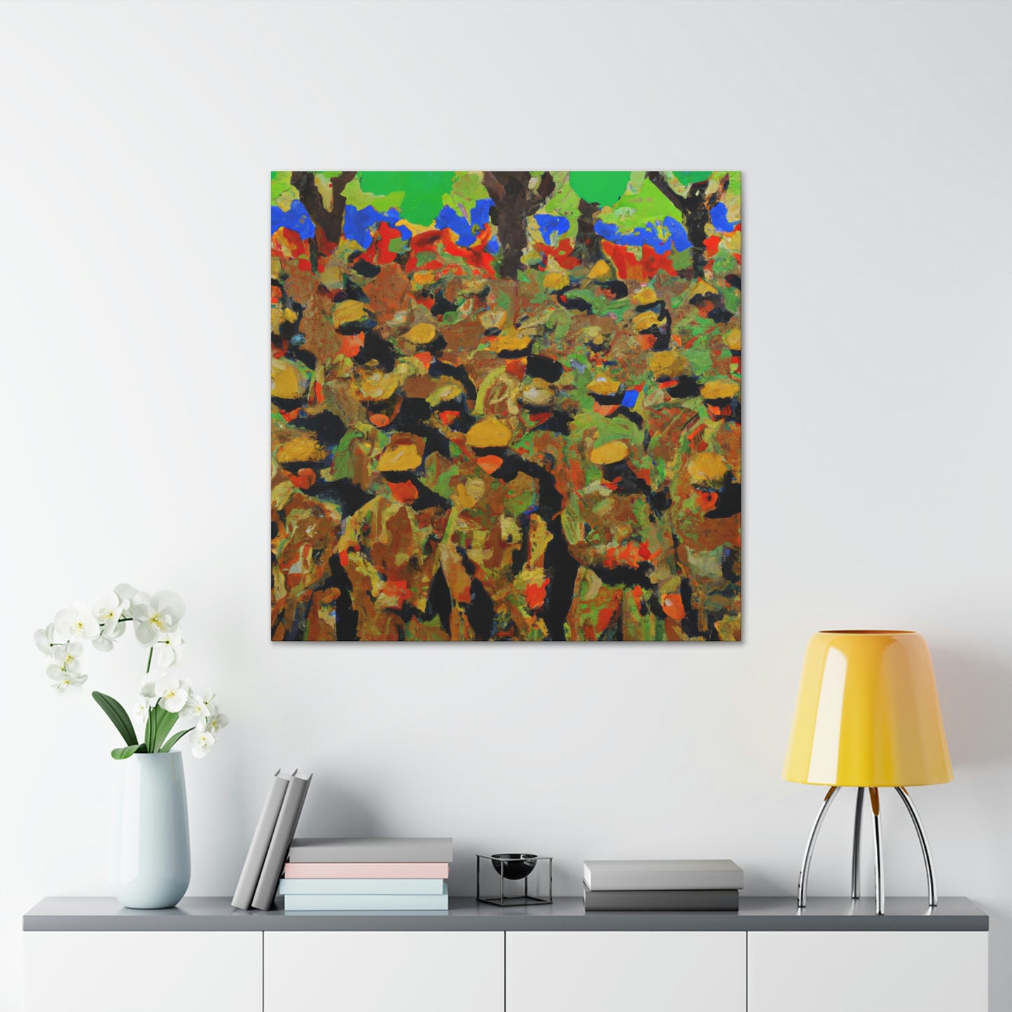 Camouflaged in Fauvism - Canvas