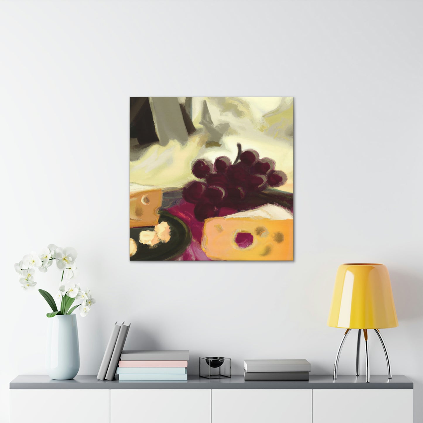 Cheese and Grapes Dream - Canvas