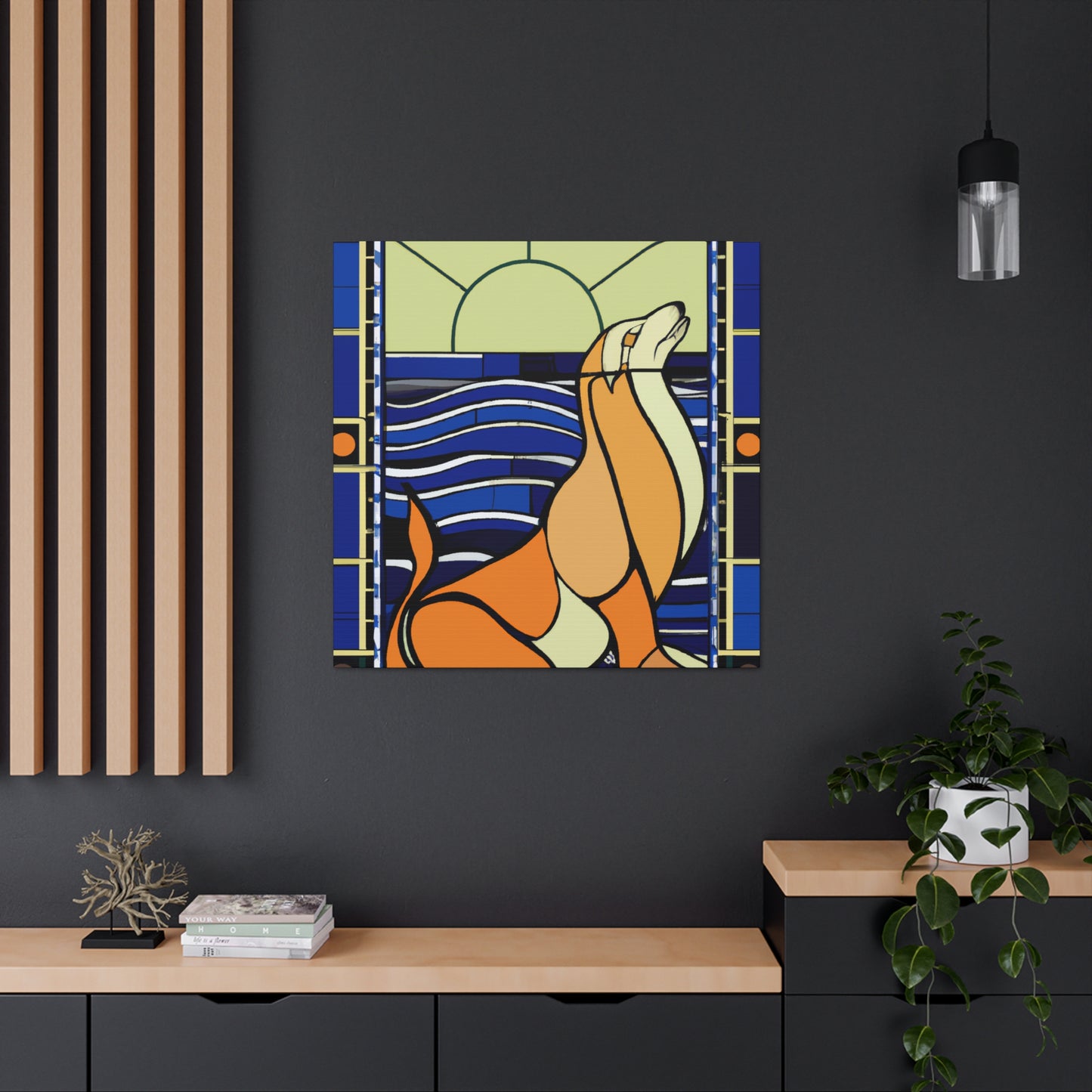 Luminous Sea Lion Glow - Canvas