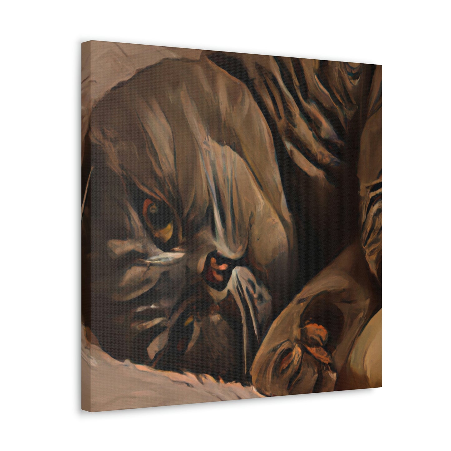 "Scottish Fold Slumbering" - Canvas