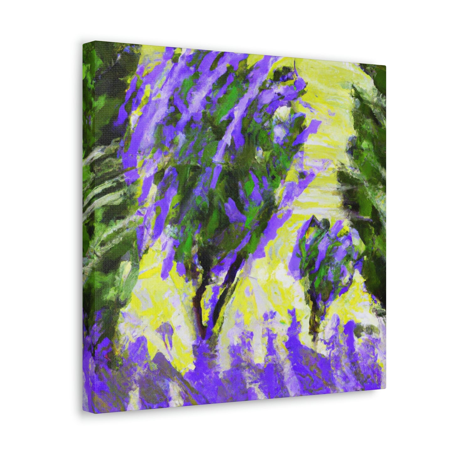 "Lavender's Abstractionist Hues" - Canvas