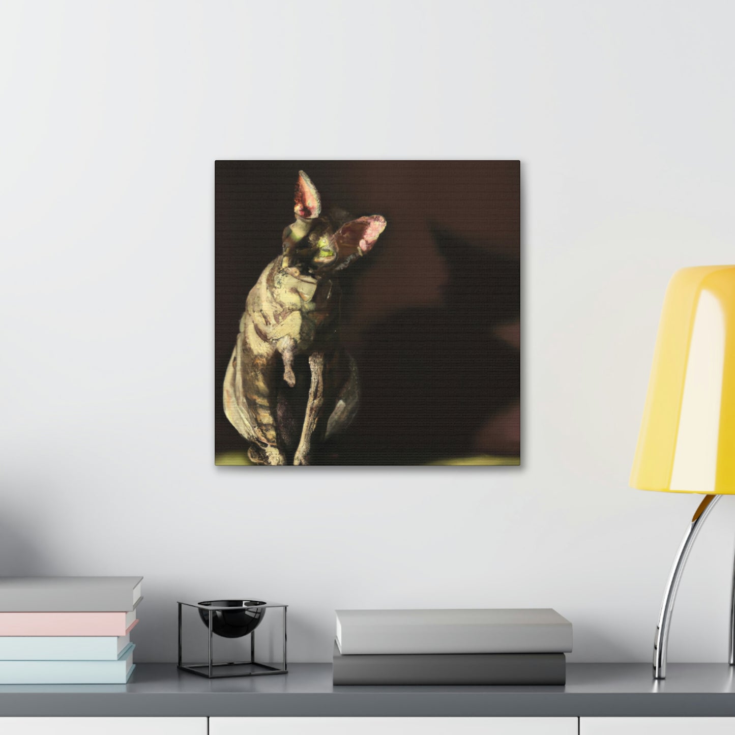 "Devon Rex Minimalism" - Canvas