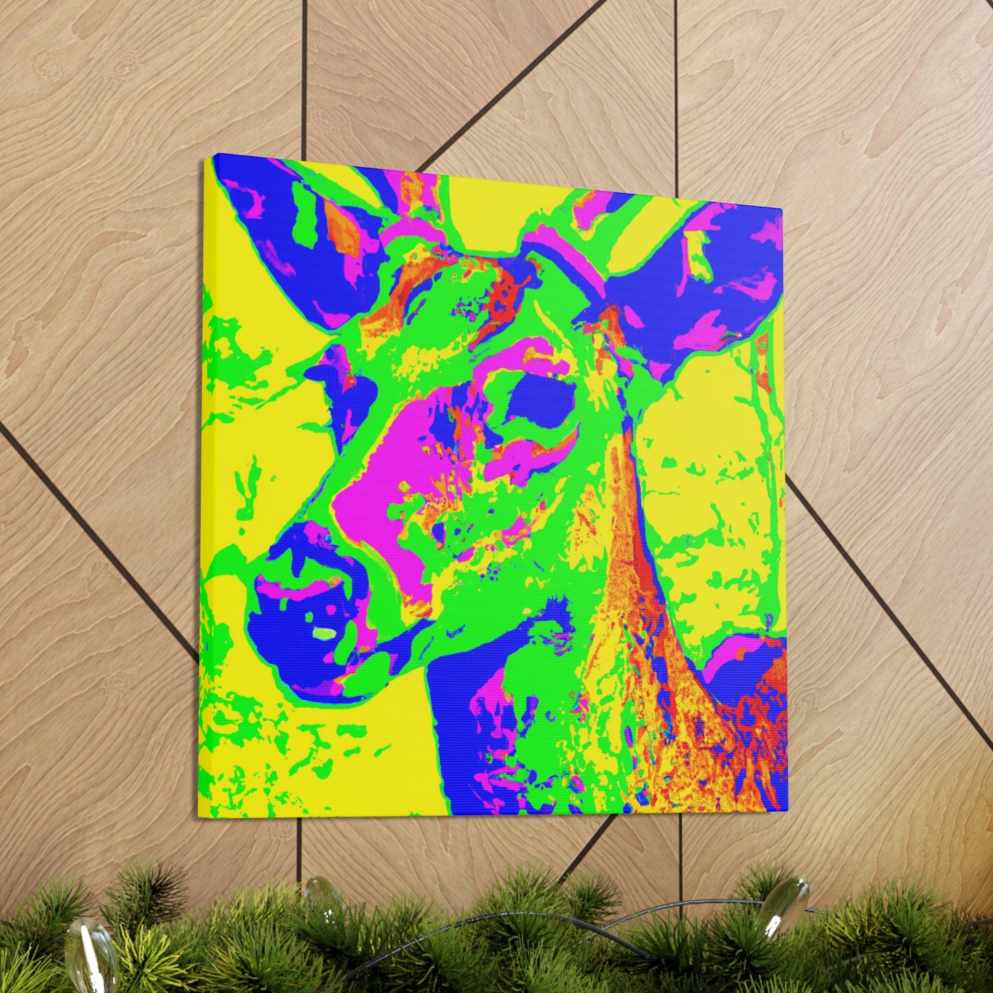 Whitetail Deer Pop Art - Canvas