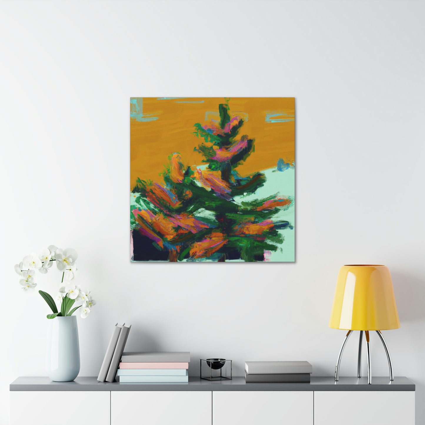 "Fir Tree Expressionism" - Canvas