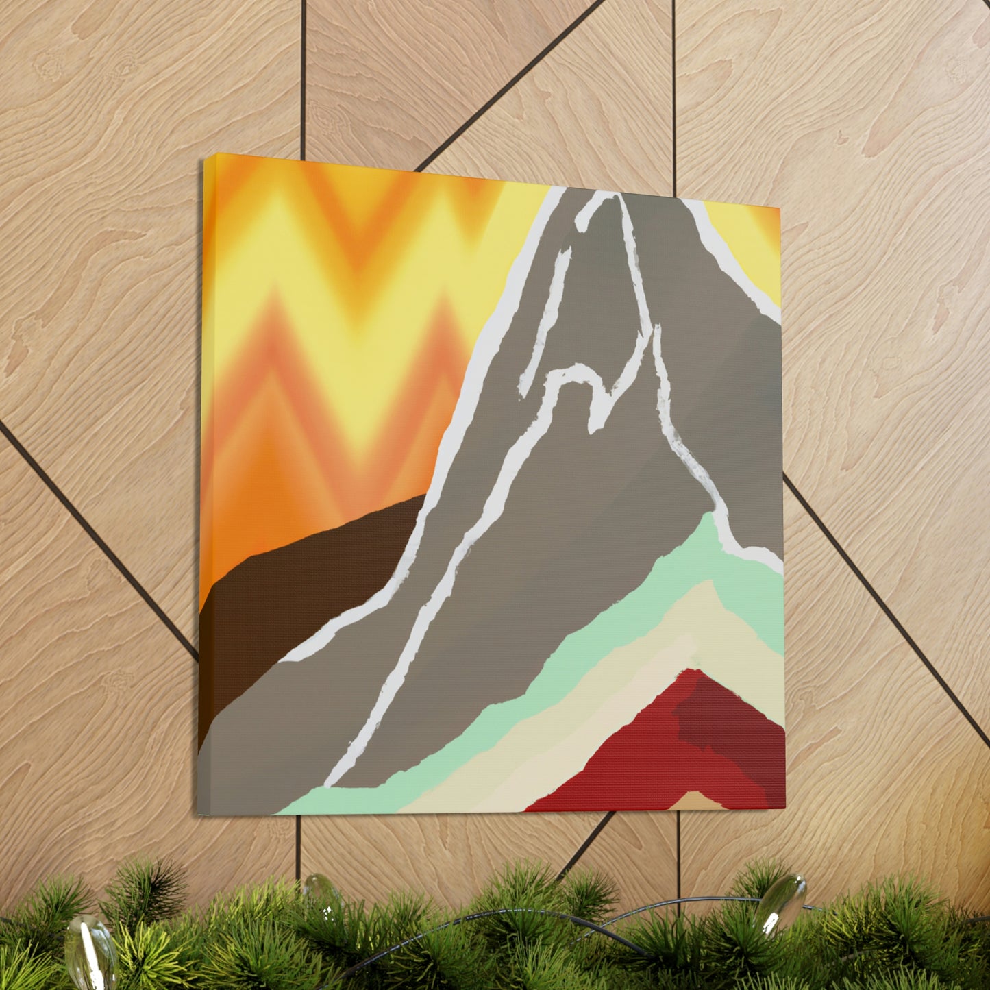 "Mountainous Abstract Dream" - Canvas