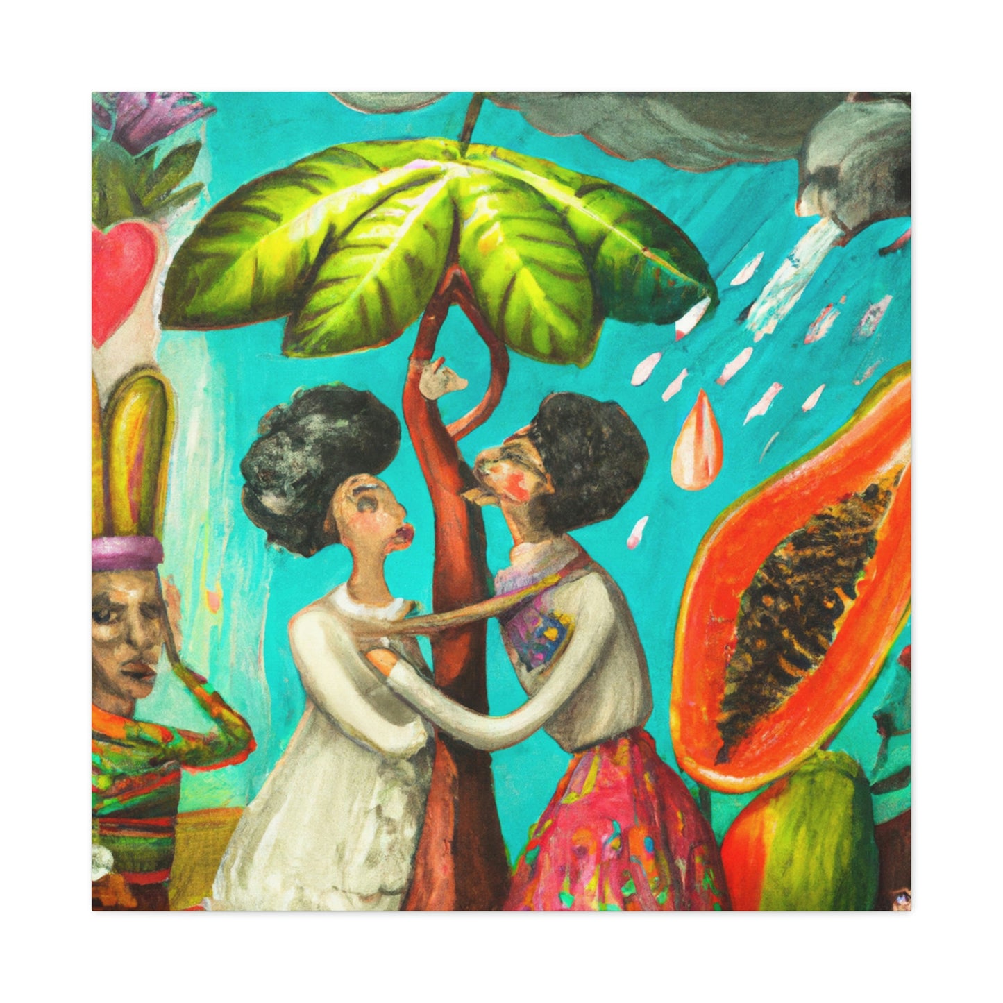 Love in the Rain - Canvas