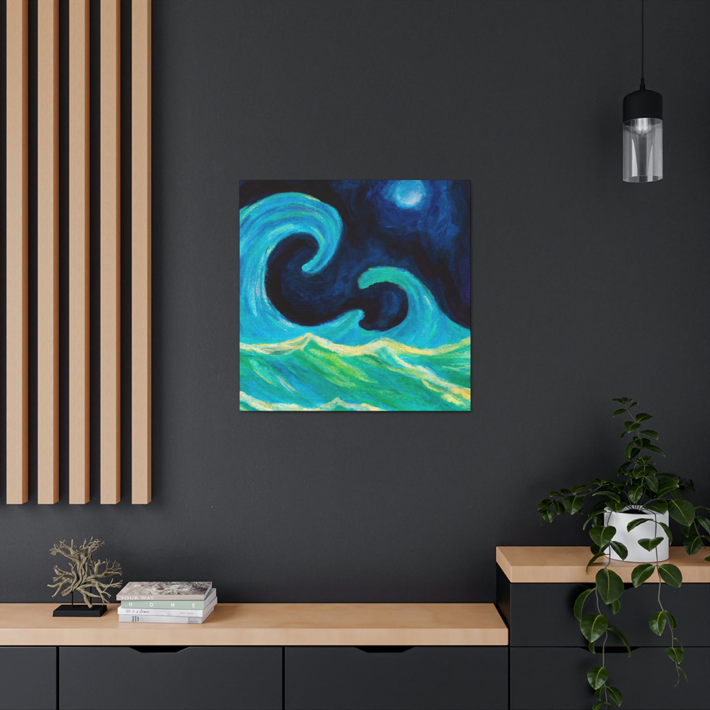 "Sea of Rippling Waves" - Canvas