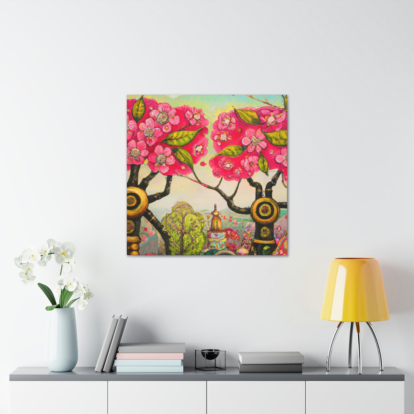 Cherry Blossoms Aweigh - Canvas