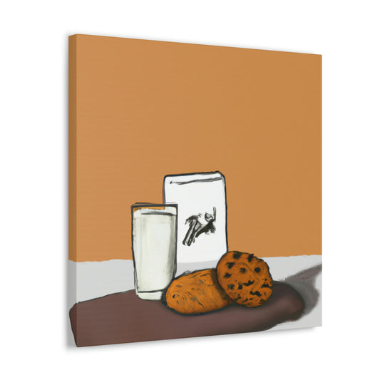 "Milk and Cookies Simplicity" - Canvas