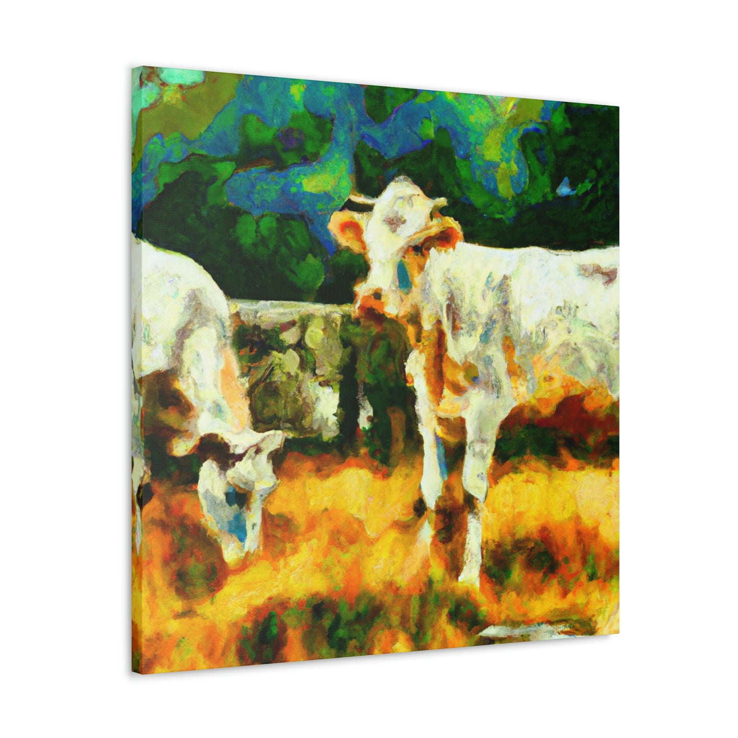 "Jersey Cow Visionary" - Canvas