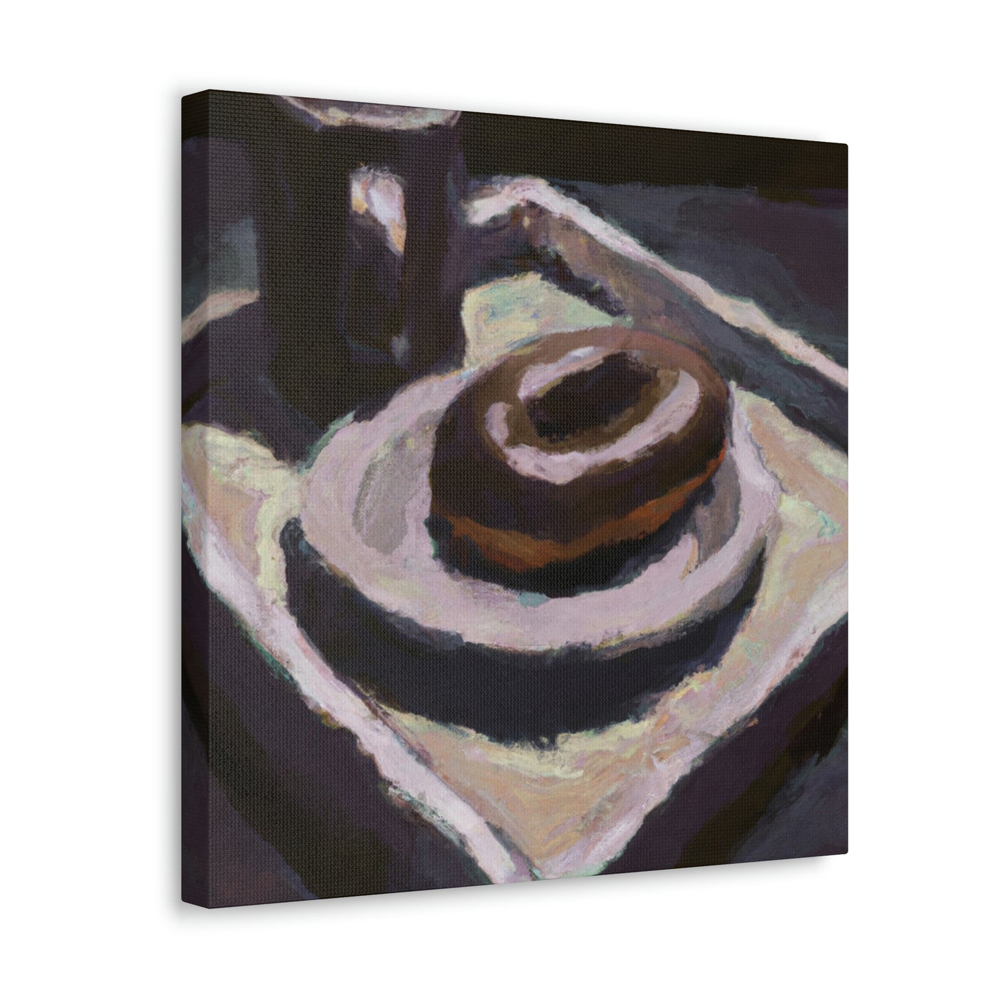 "Doughnut's Bold Flair" - Canvas