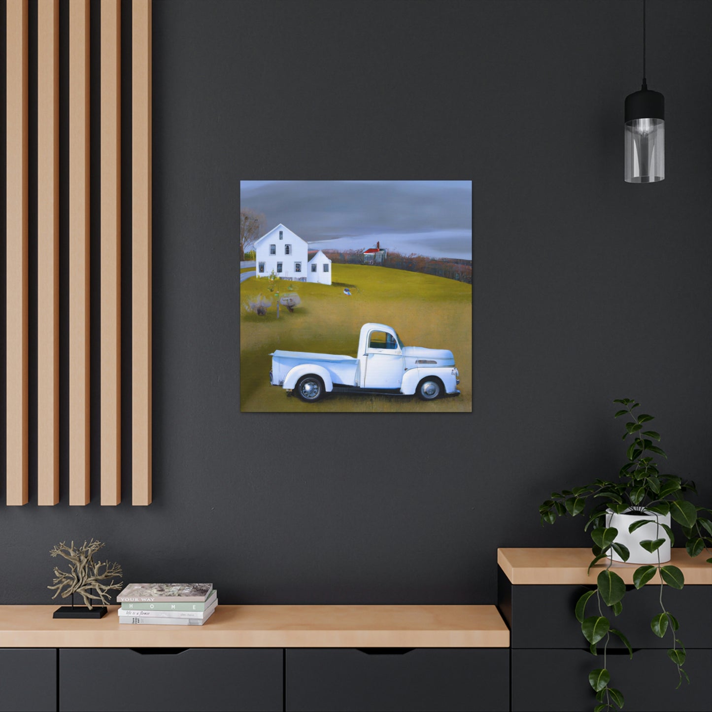 "Old Pickup Surreality" - Canvas