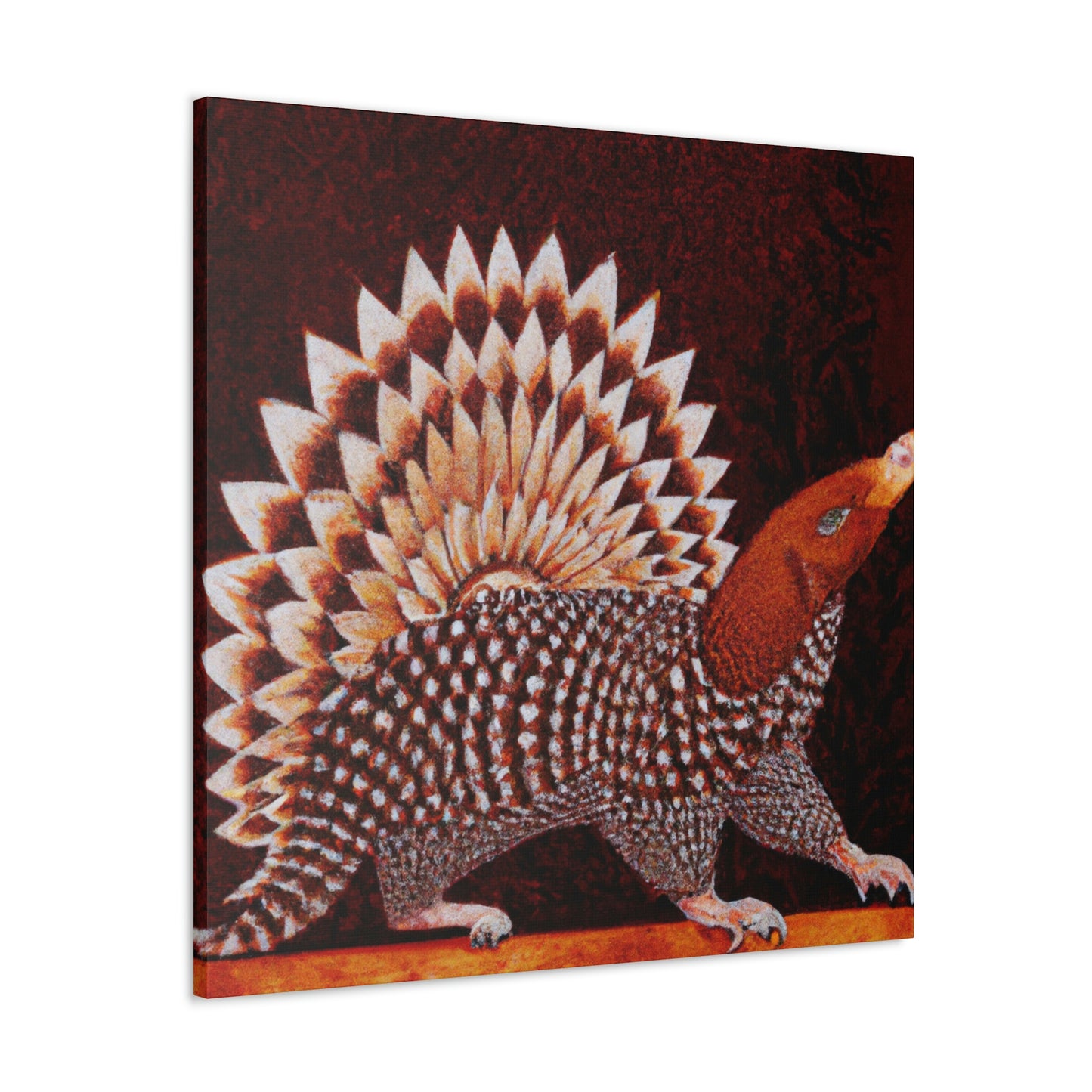 Gleaming Art Deco Pangolin - Canvas