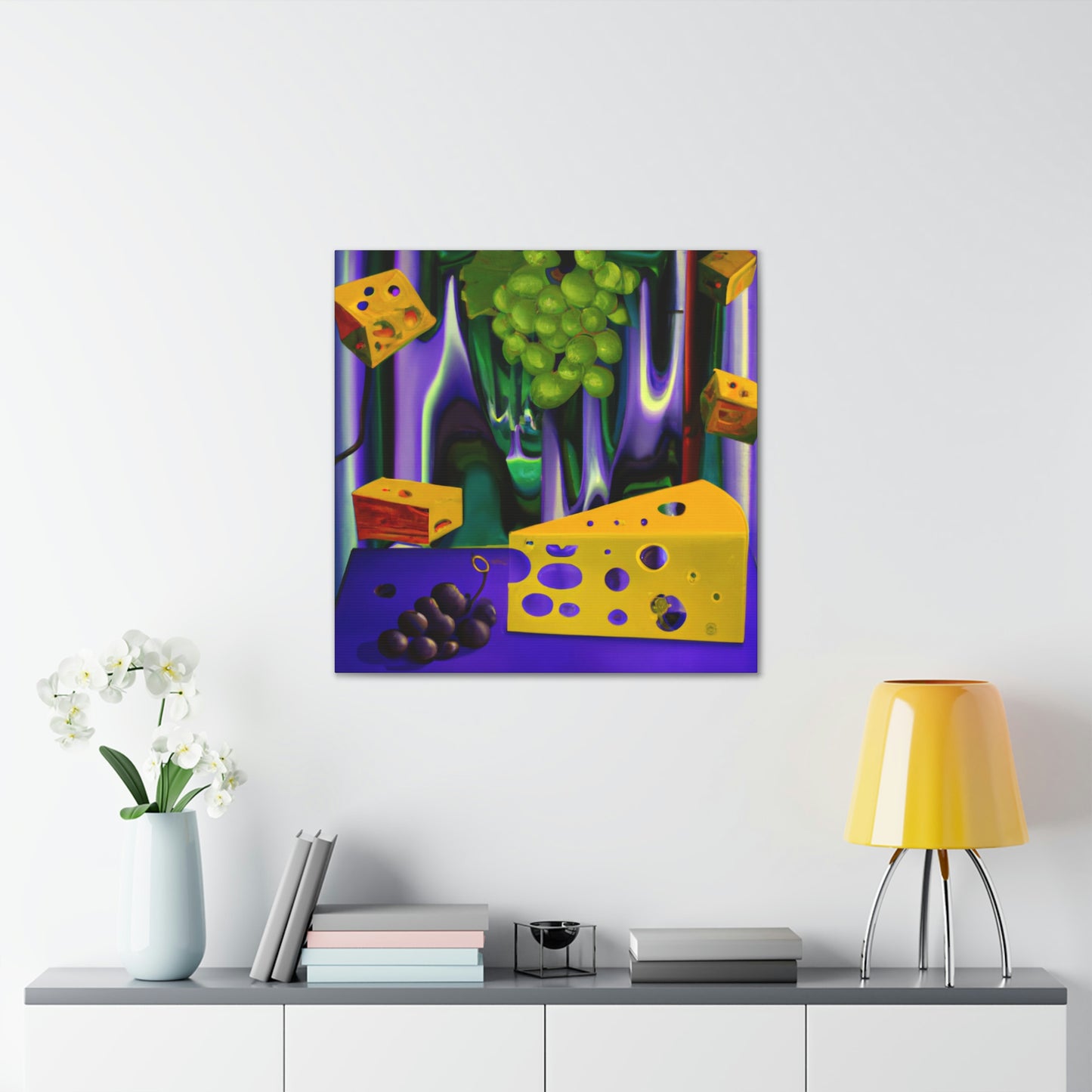 Cheese and Grapes Dream - Canvas