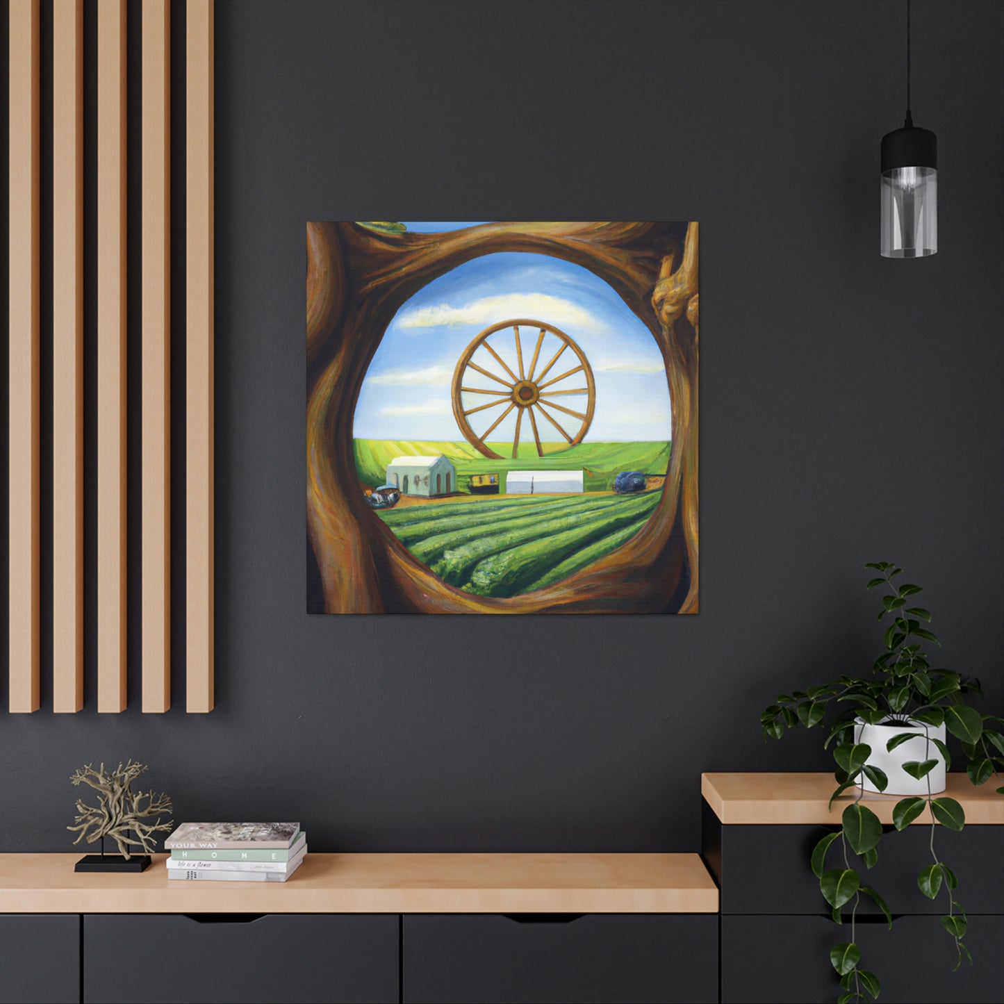 Revolutionary Wagon Wheel - Canvas