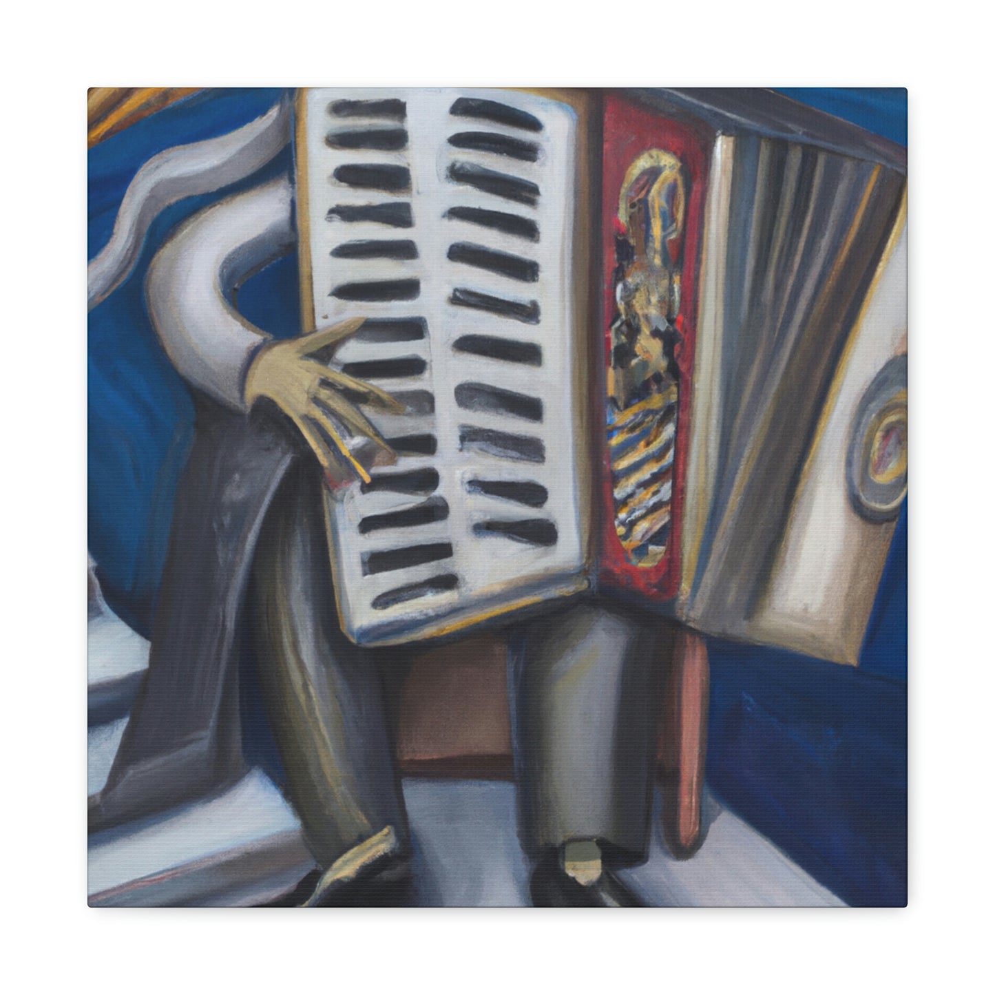 "Accordion in Surrealism" - Canvas