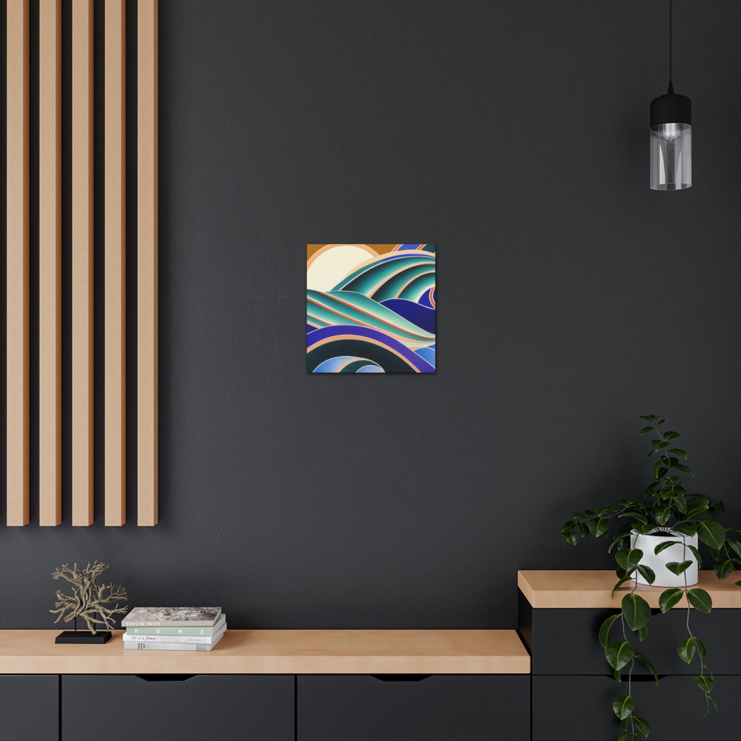 Glimmering Sea Swells - Canvas