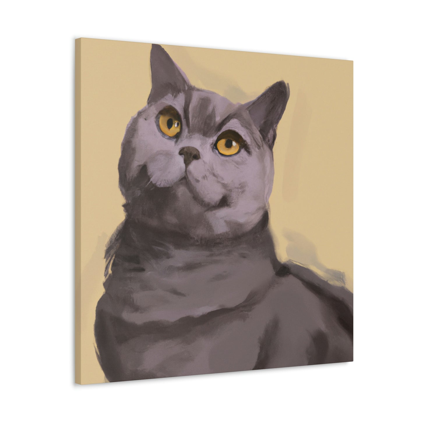 "Cat of Minimalism" - Canvas