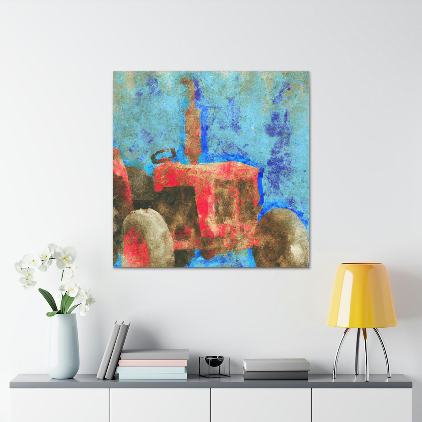 "Tractor in Simplicity" - Canvas