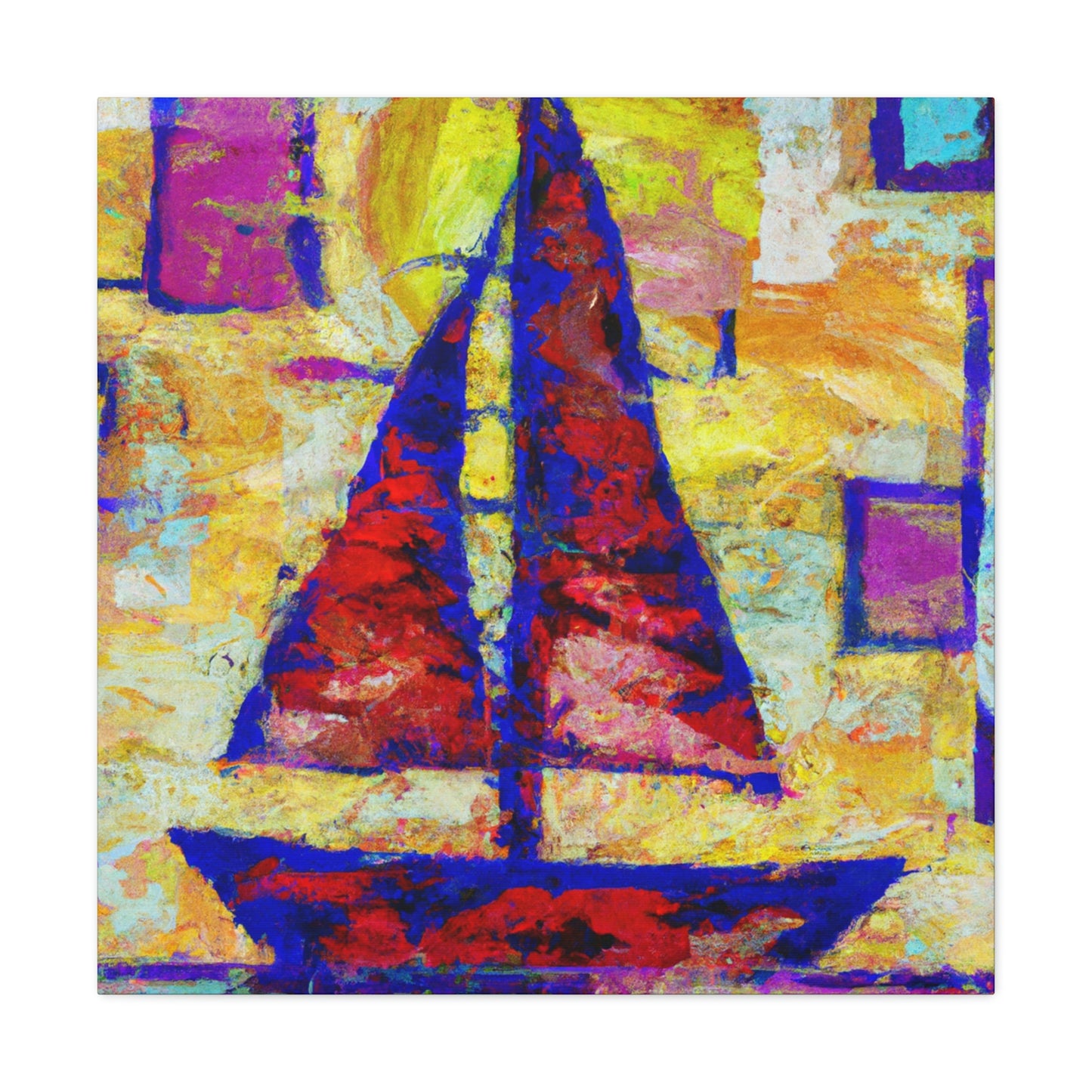 Sailboat on the Horizon - Canvas