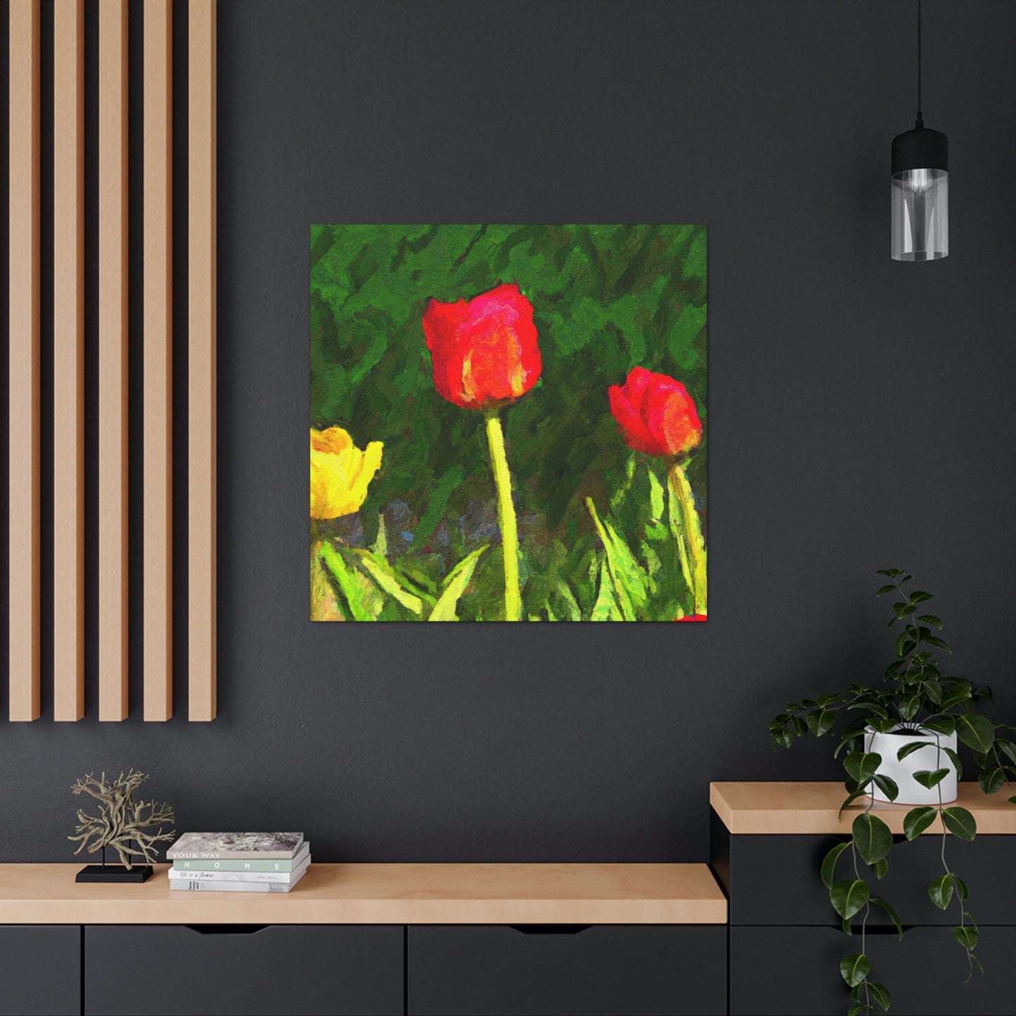 Tulips in Technicolor - Canvas