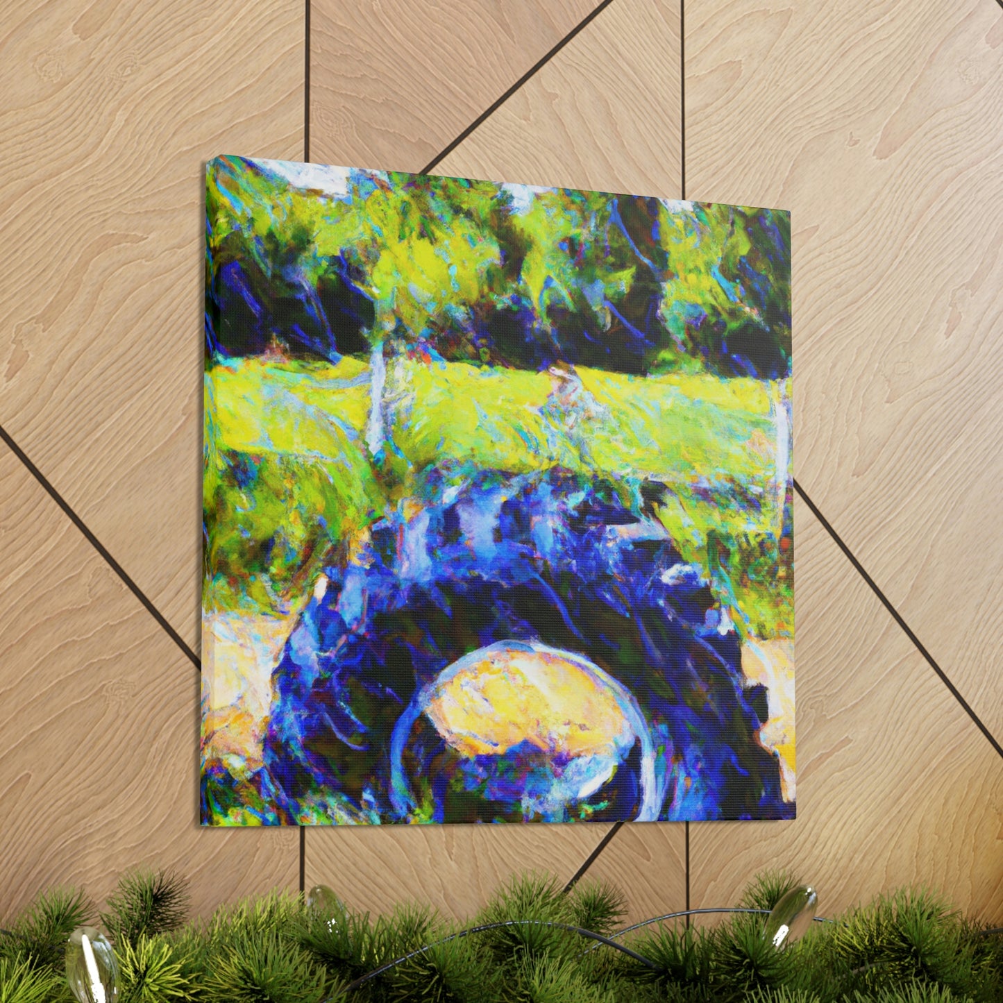 Tire in Impressionism - Canvas