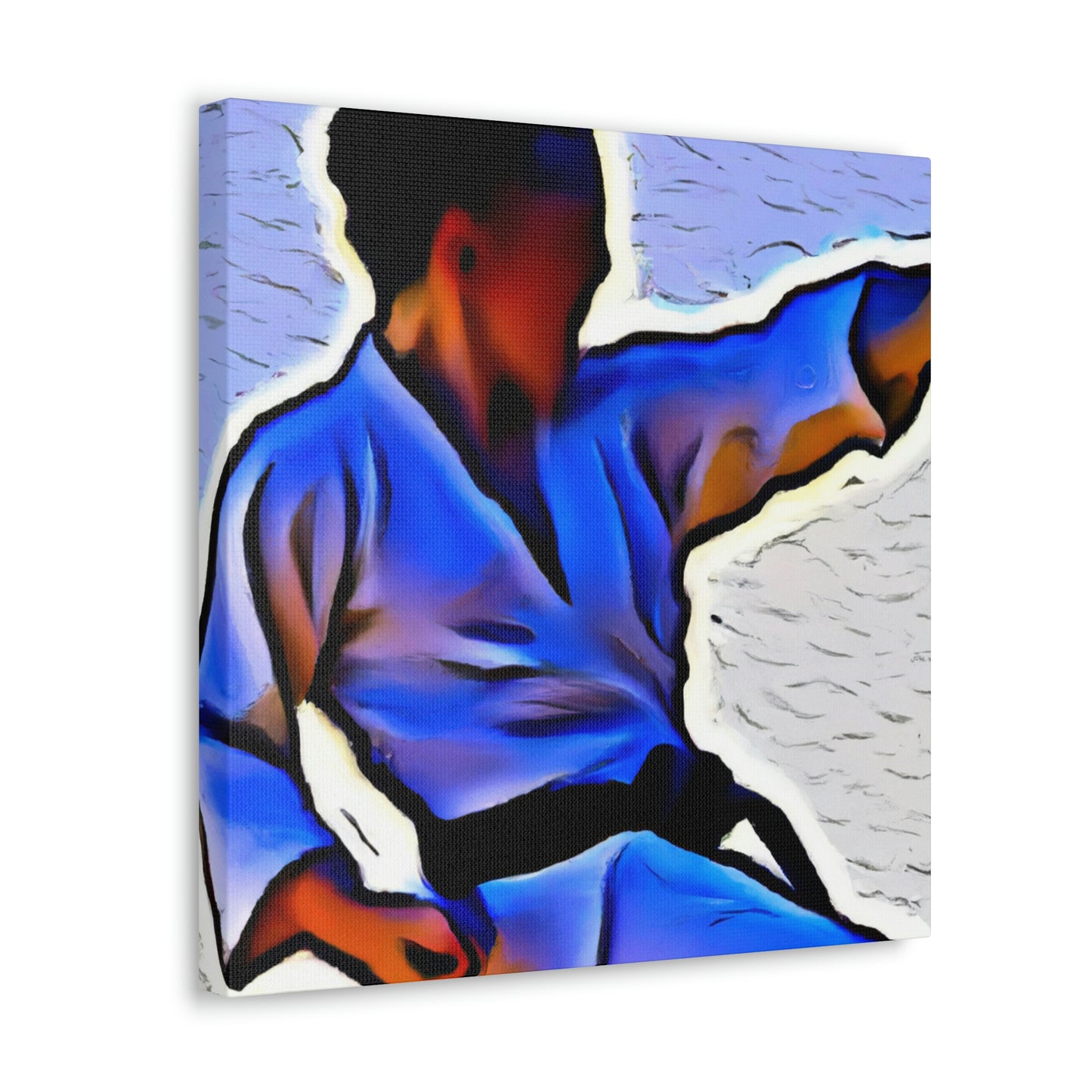 Martial Arts Mosaic Saga - Canvas