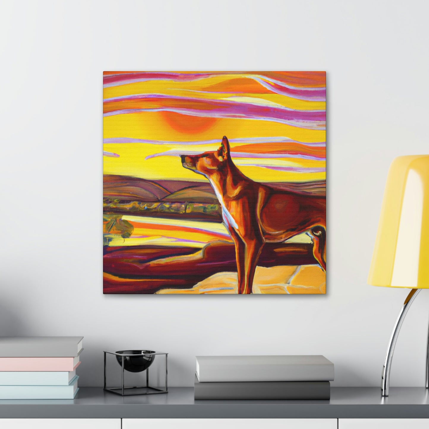 "Dingo in the Distance" - Canvas