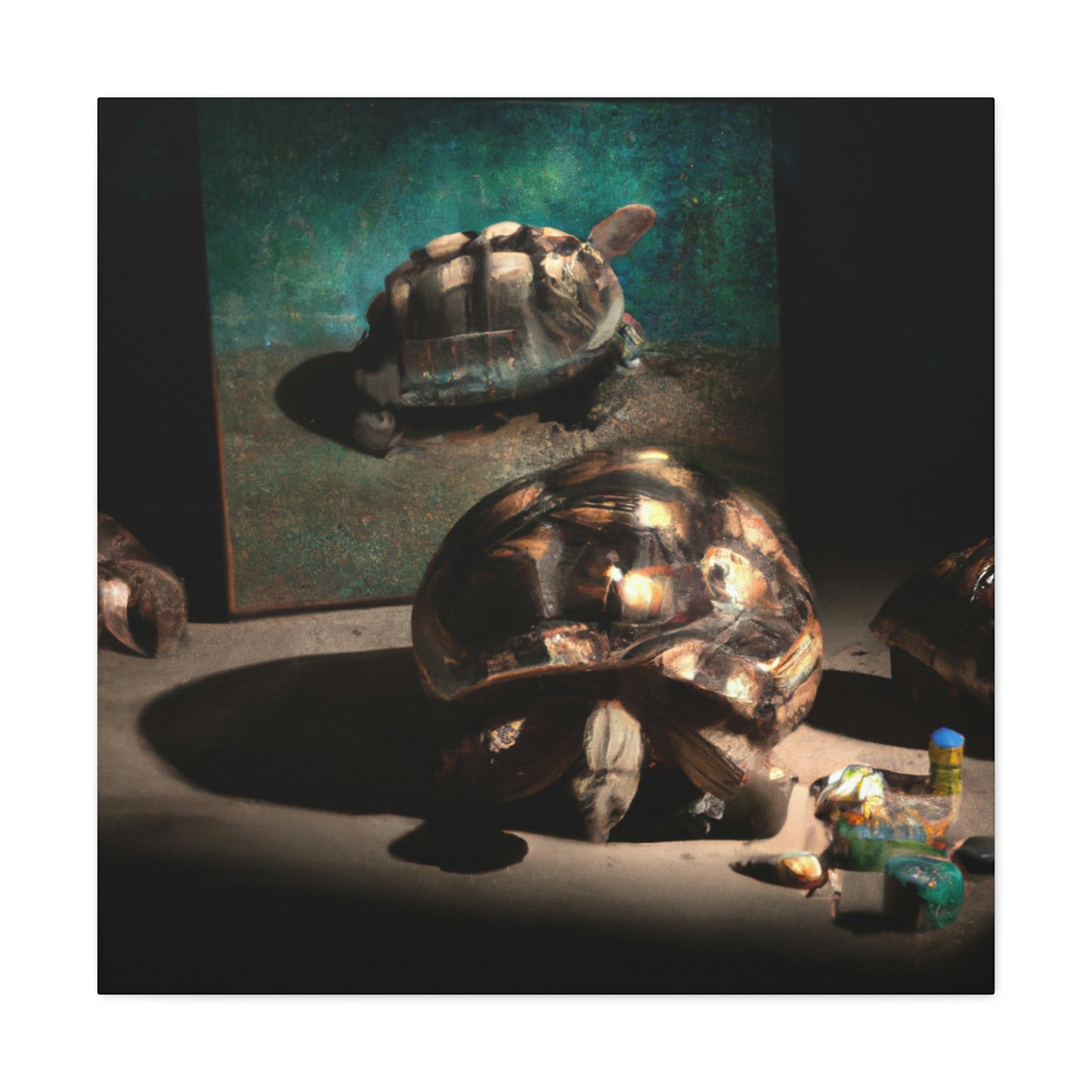 Tortoise in Surreality - Canvas