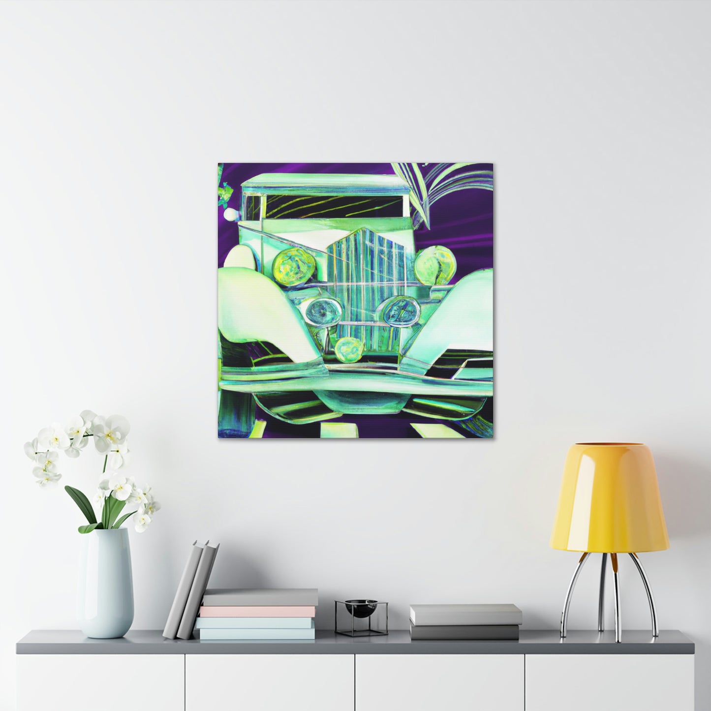 "Vintage Automobile Regalia" - Canvas