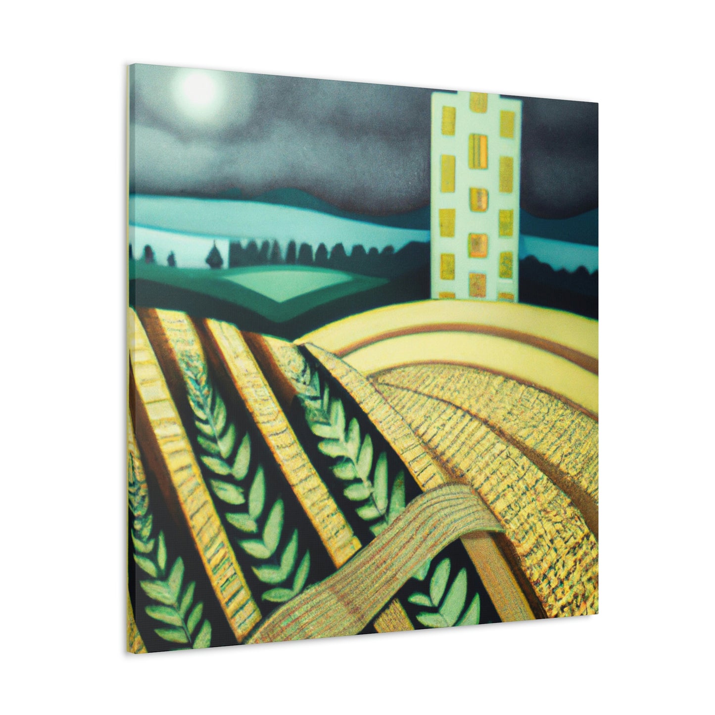 "Tranquil Wheat Harvest" - Canvas