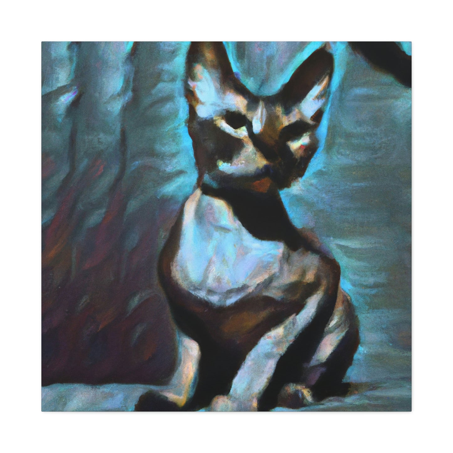 Feline Fauvist Fantasy - Canvas