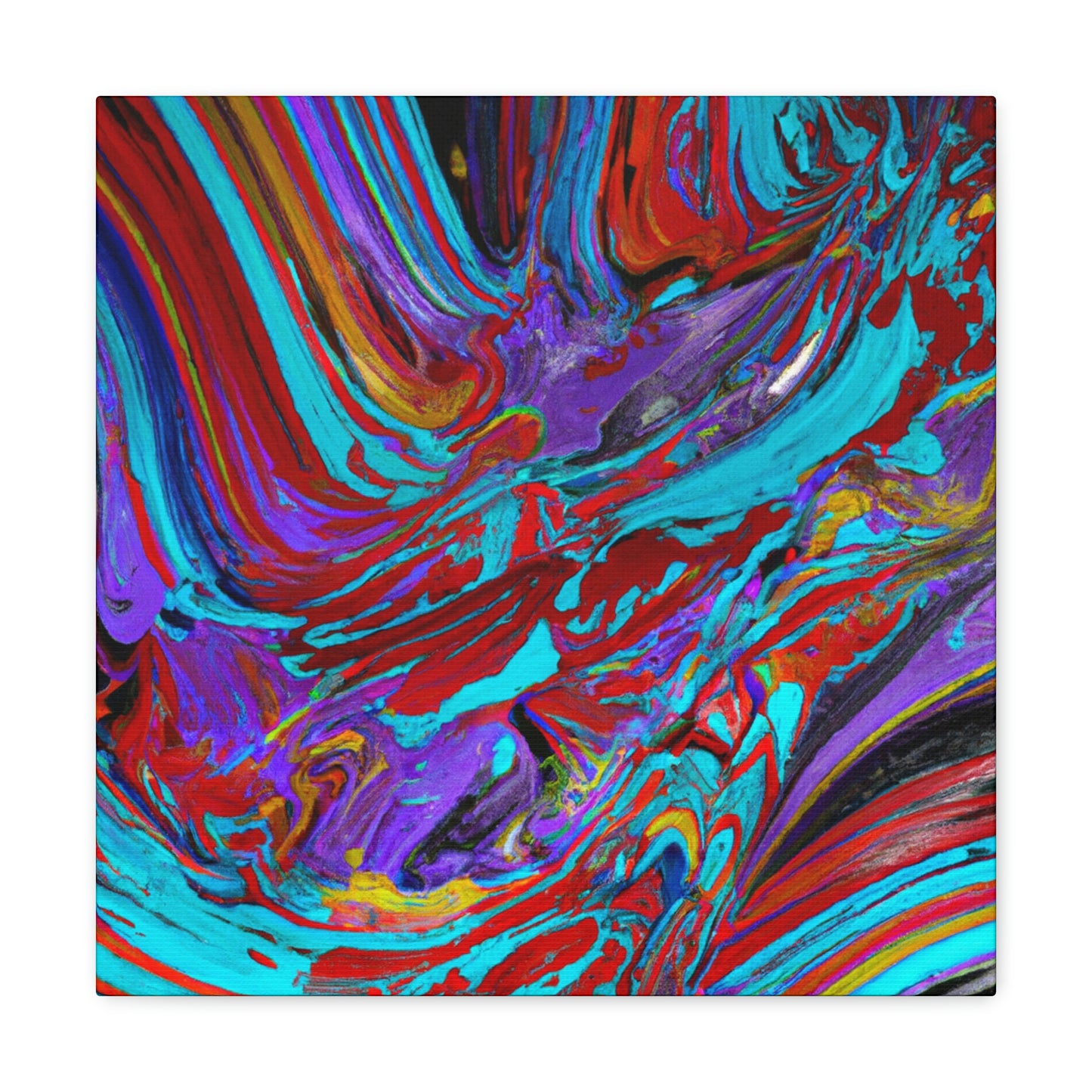 "Dynamic Flowing Melodies" - Canvas