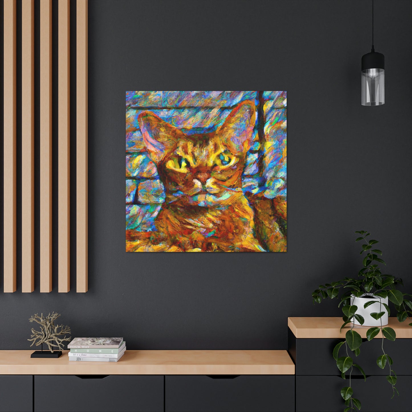 Wild Abyssinian Fauvism - Canvas