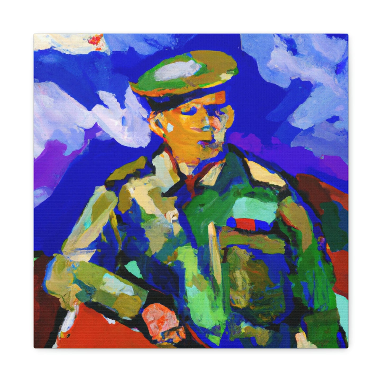 "Forward Observer Fauvism" - Canvas