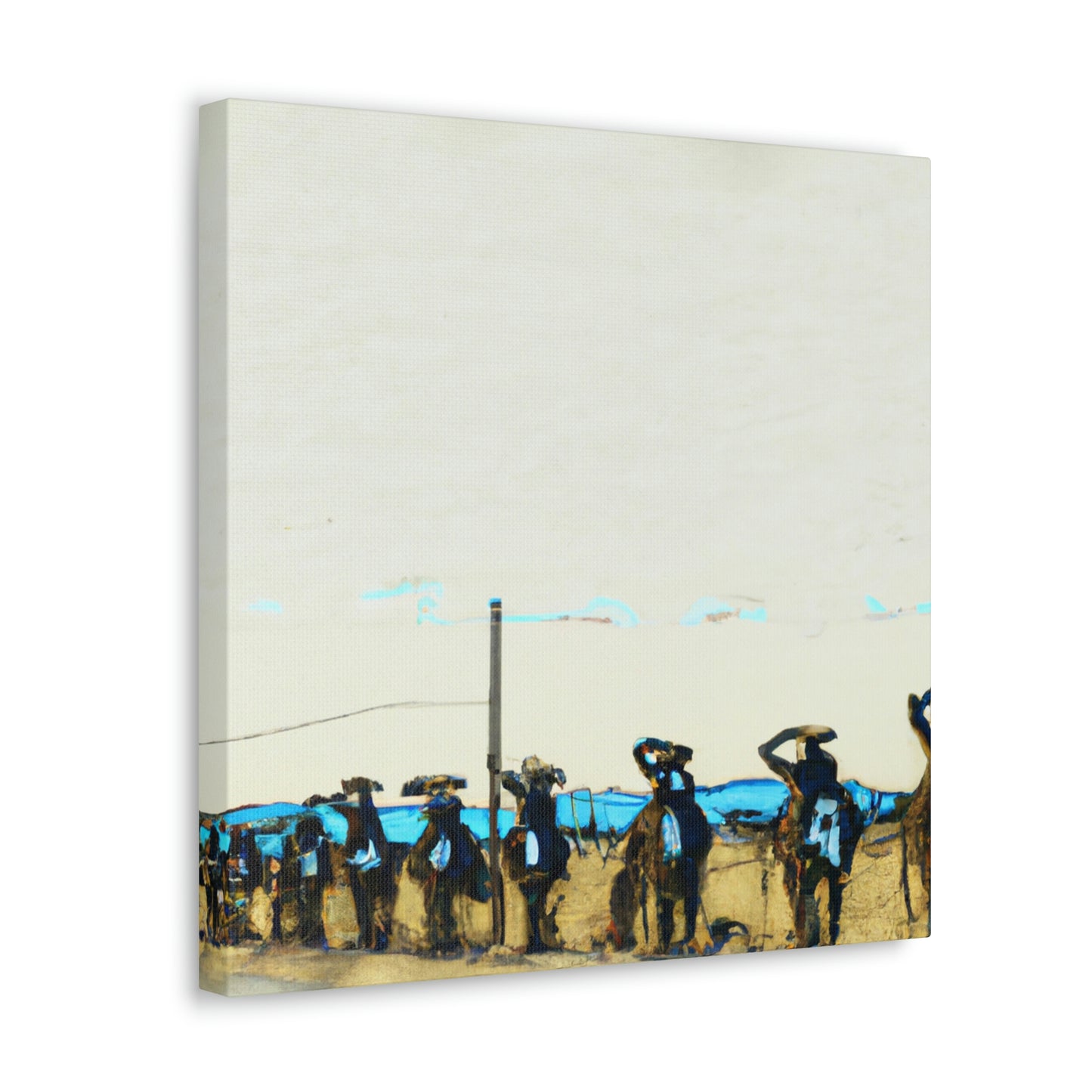 "Picket Line Protest Art" - Canvas