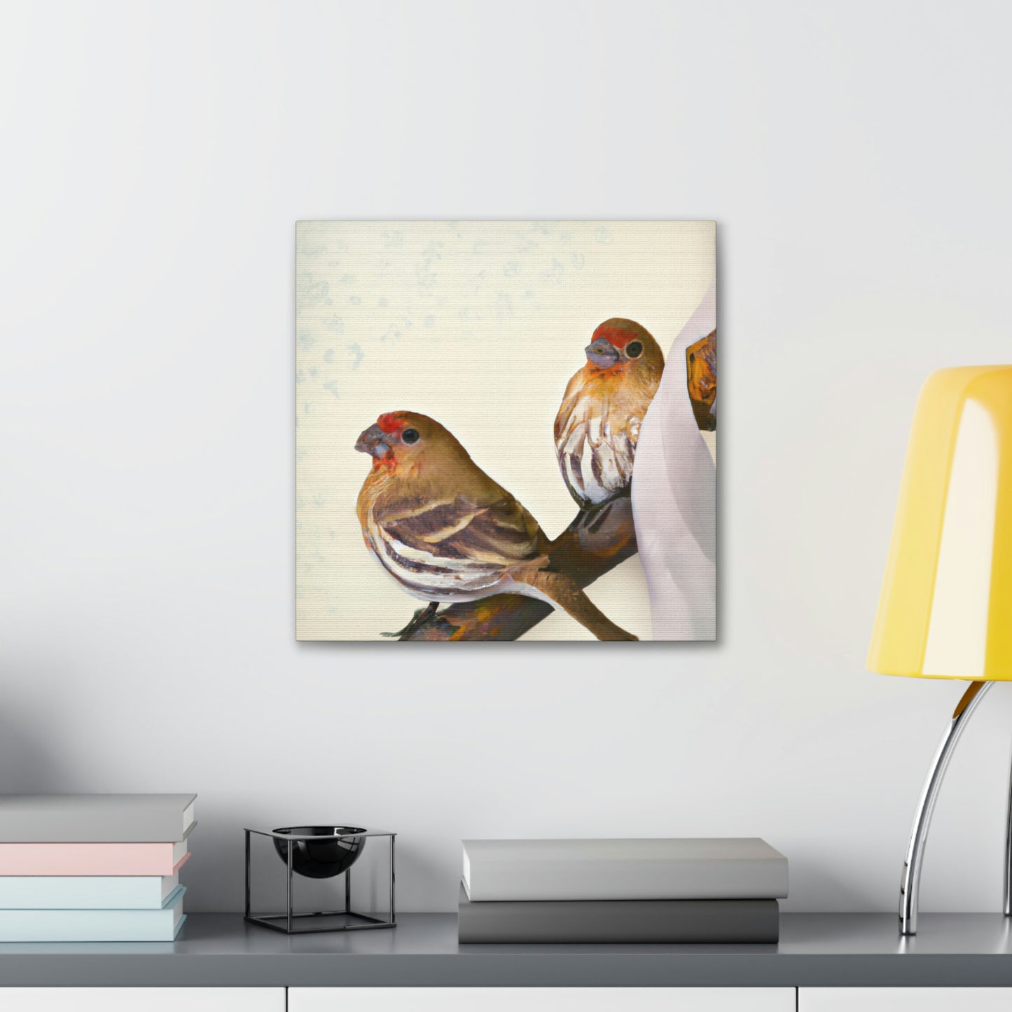 "Finch Home in Deco" - Canvas