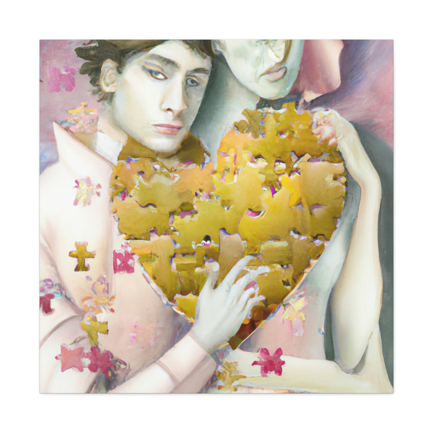 Love's Puzzling Dance - Canvas