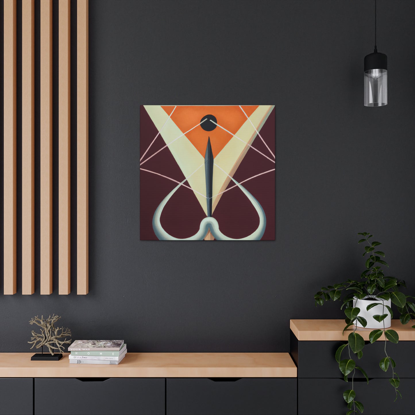 "Gilded Fork Reaching" - Canvas