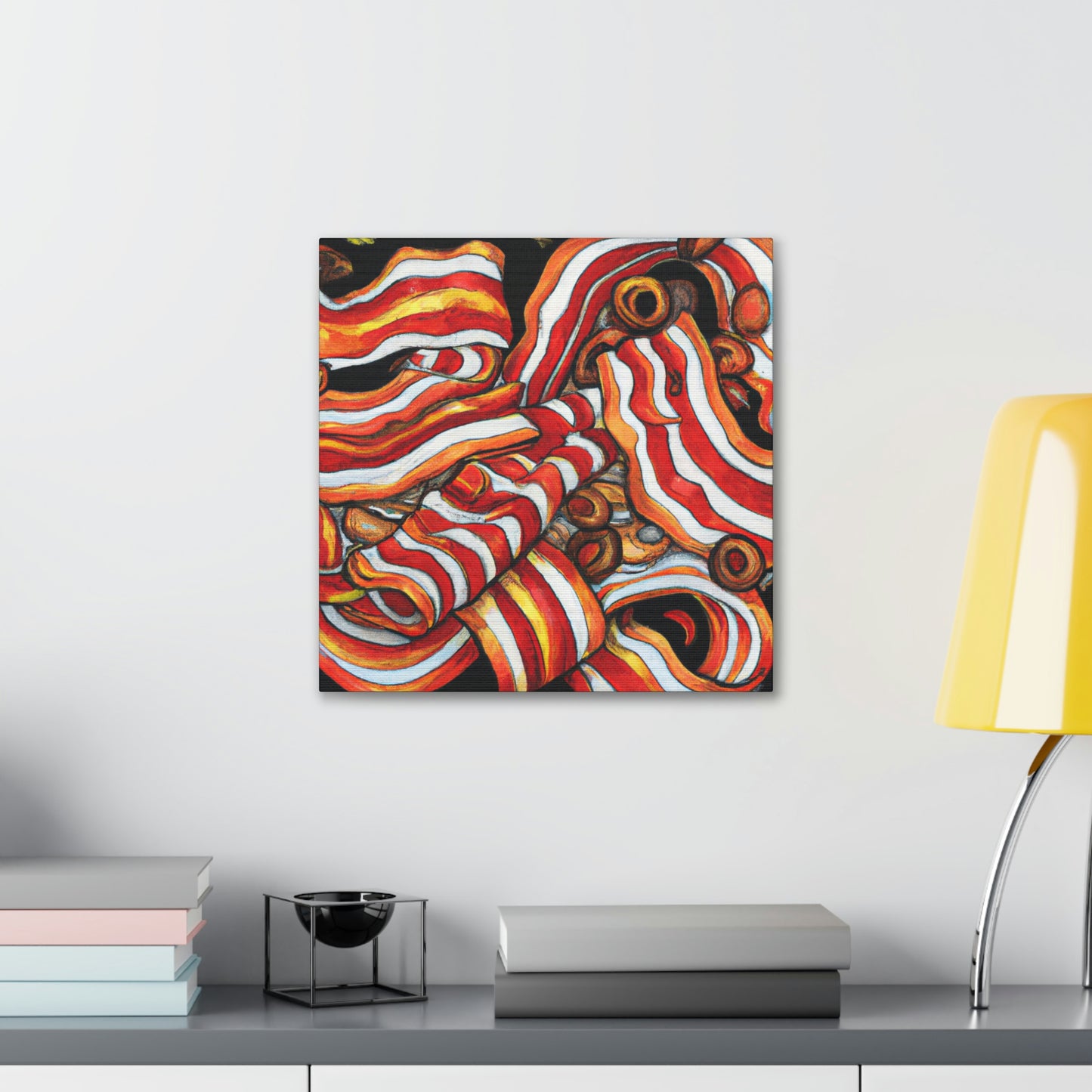 "Bacon Delight Painting" - Canvas