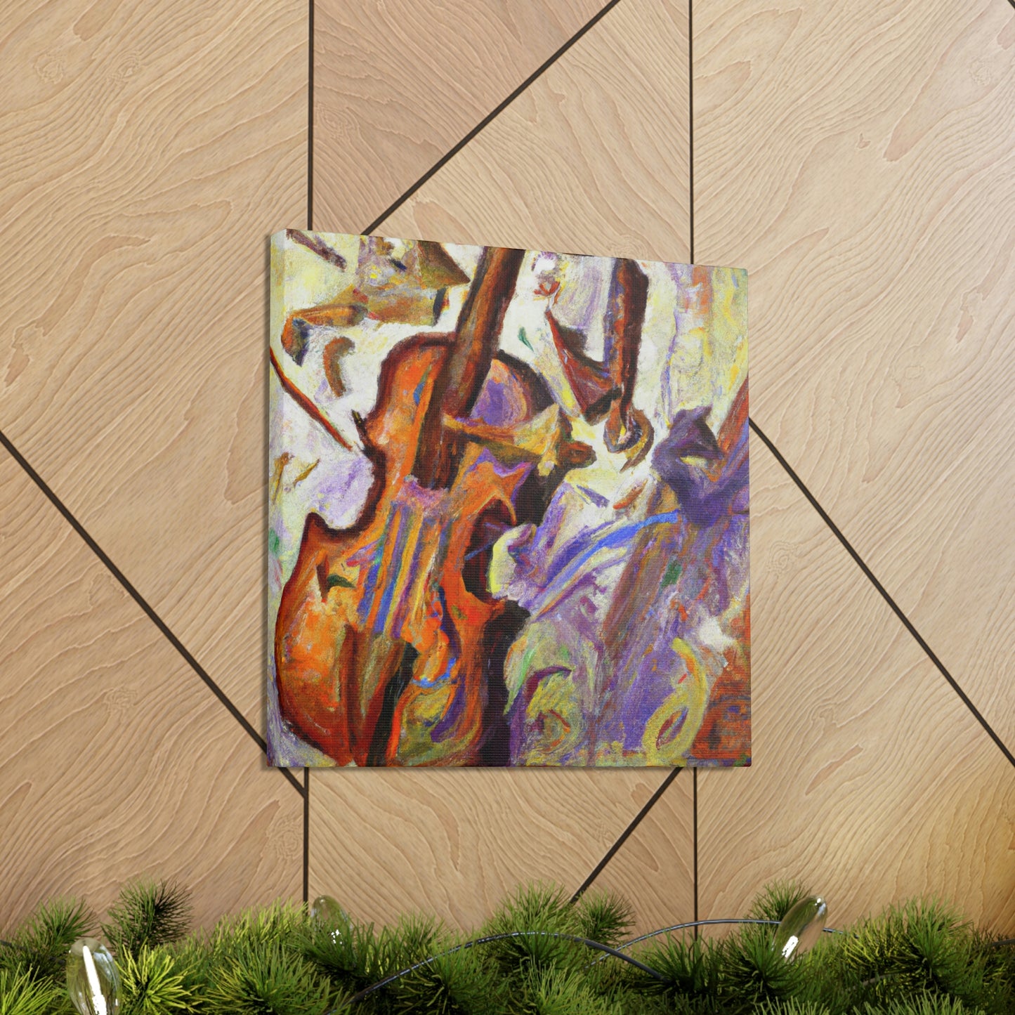 "The Violin's Symphony" - Canvas