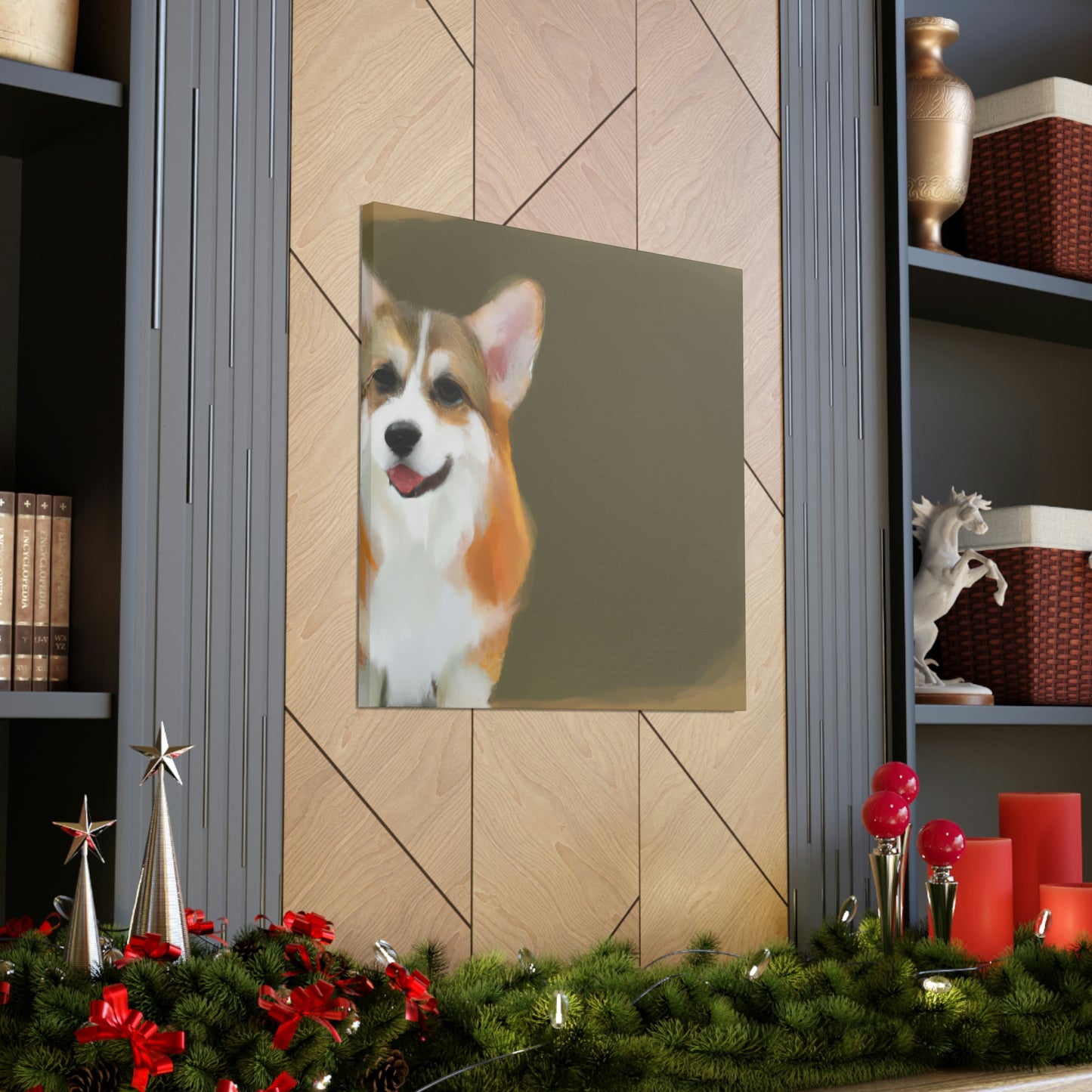 "Companionship of Corgis" - Canvas